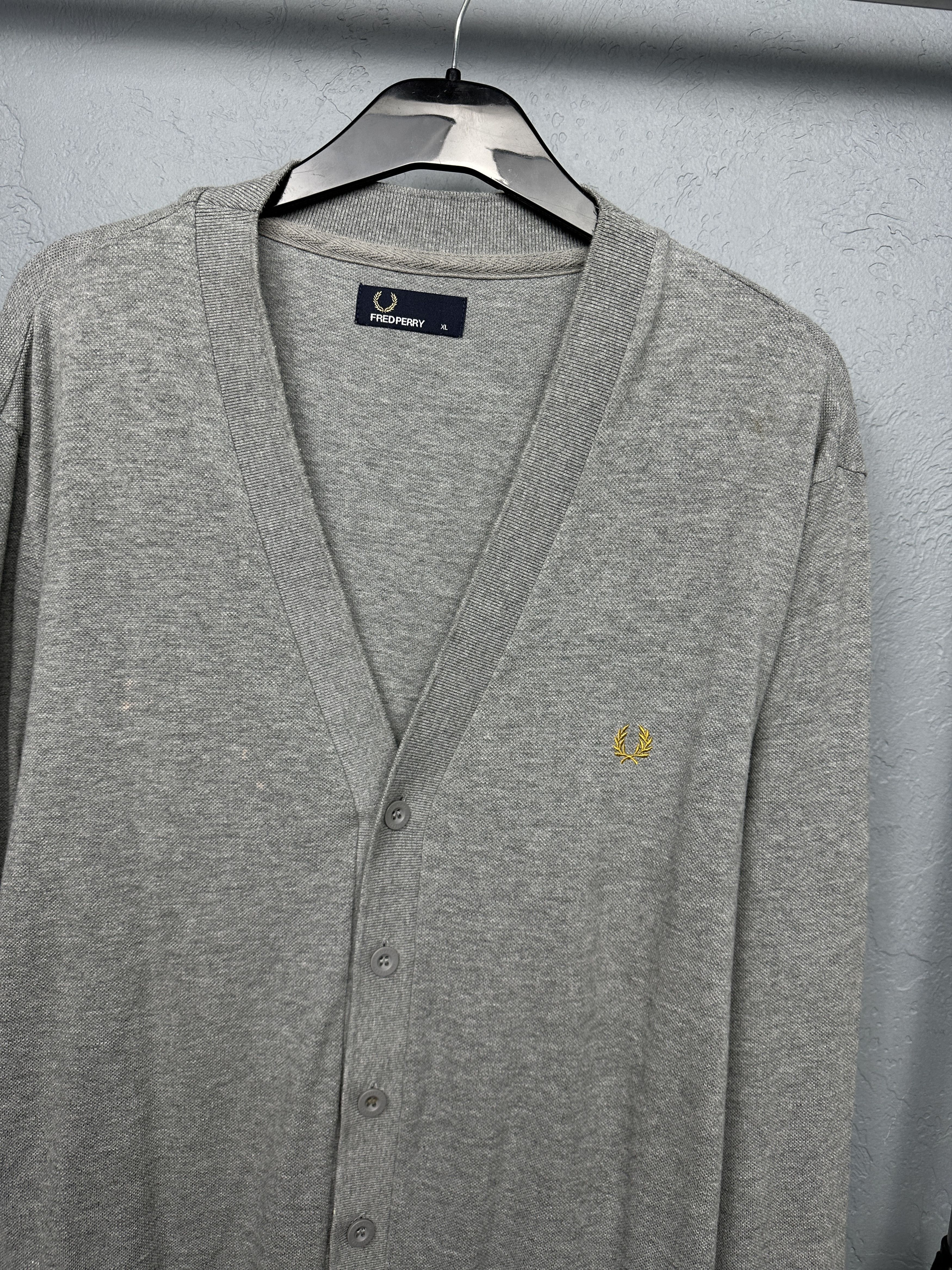 Fred Perry Fred Perry Vintage Mens Cardigan Sweater Jumper Size US XL / EU 56 / 4 - 2 Thumbnail