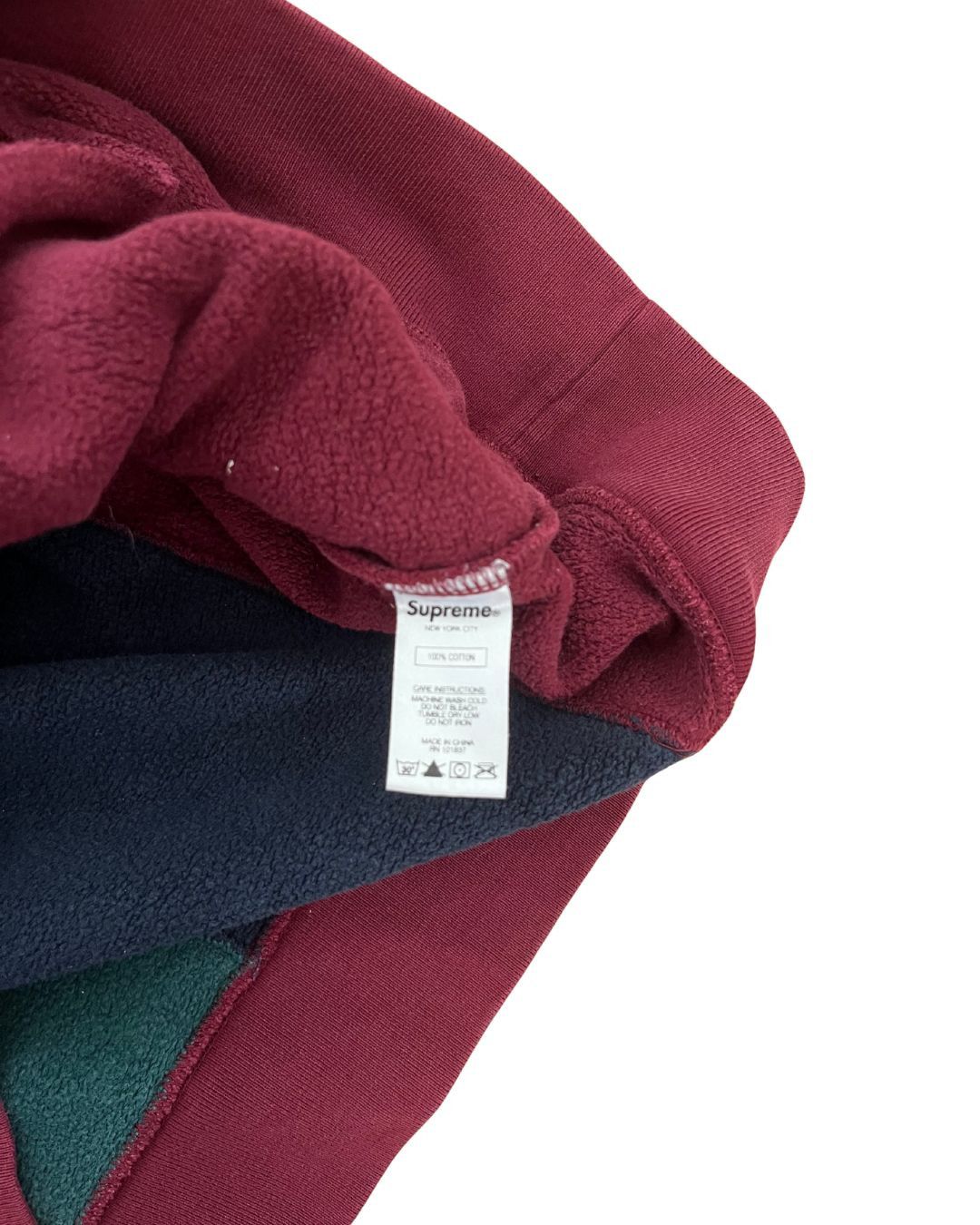 Supreme Supreme FW18 Tricolor Hoodie Size US M / EU 48-50 / 2 - 3 Thumbnail