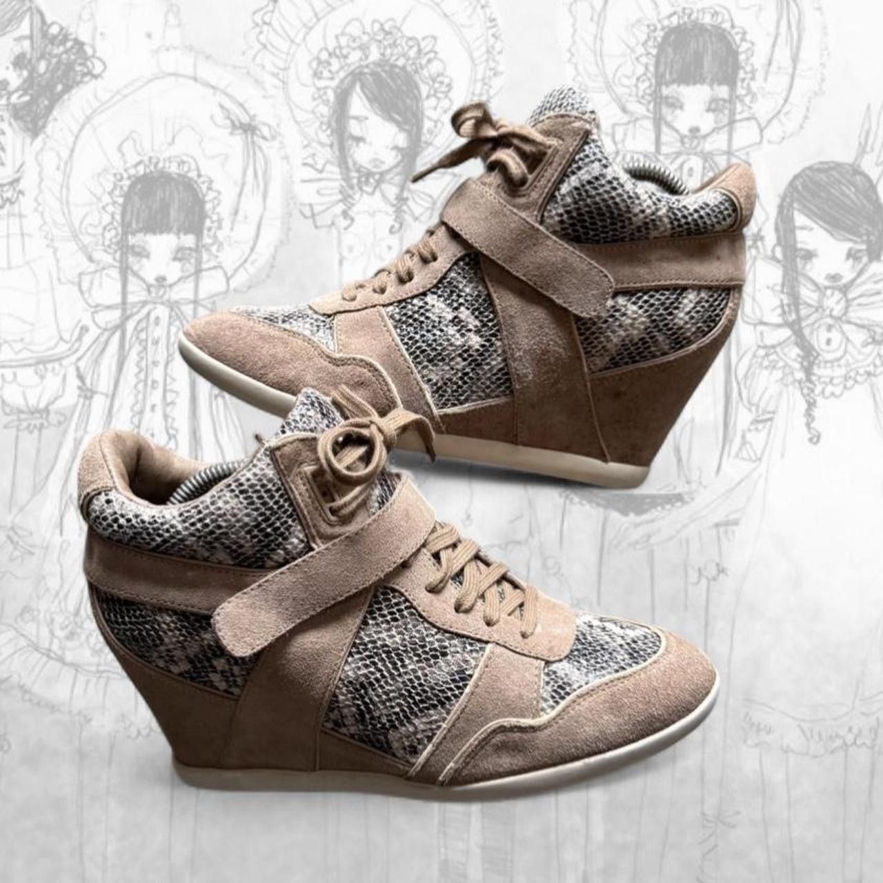 ASH vintage ASH snake skin wedge sneakers Size US 11 / IT 41 - 2 Thumbnail