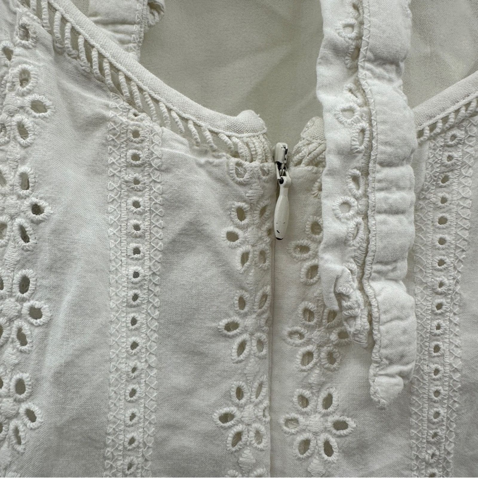 REVOLVE Finders Keepers Sundays White Eyelet Open Back Midi Dress Size S / US 4 / IT 40 - 9 Thumbnail