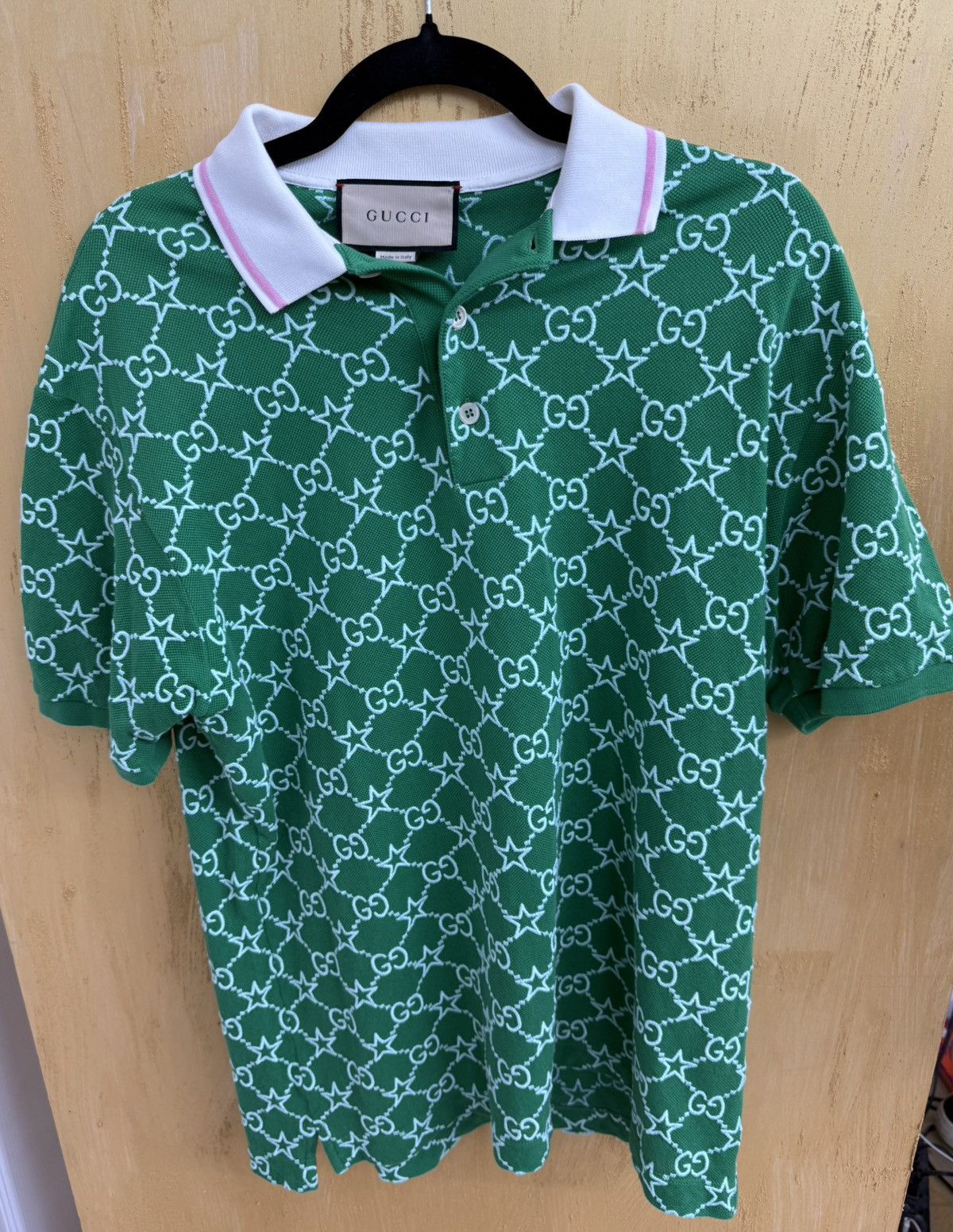 Gucci Elephant Print Polo Shirt | Grailed