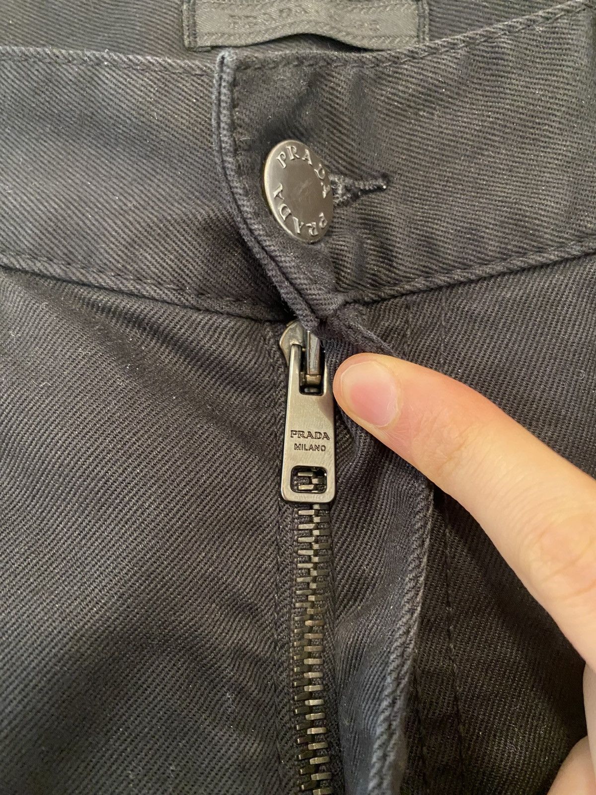 Prada 2019 black chino trousers Size US 31 - 4 Thumbnail