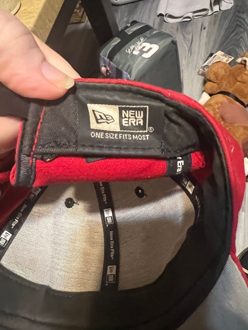 New Era Men's New Era Chicago Bulls Red Black Hat Size ONE SIZE - 7 Thumbnail