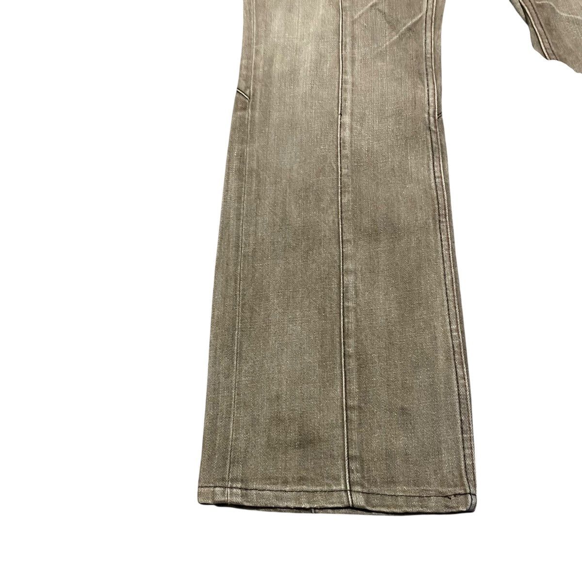 Nicole Club NCFM Fleur Brown Denim Flare Jeans Snake skin Size US 33 - 7 Thumbnail