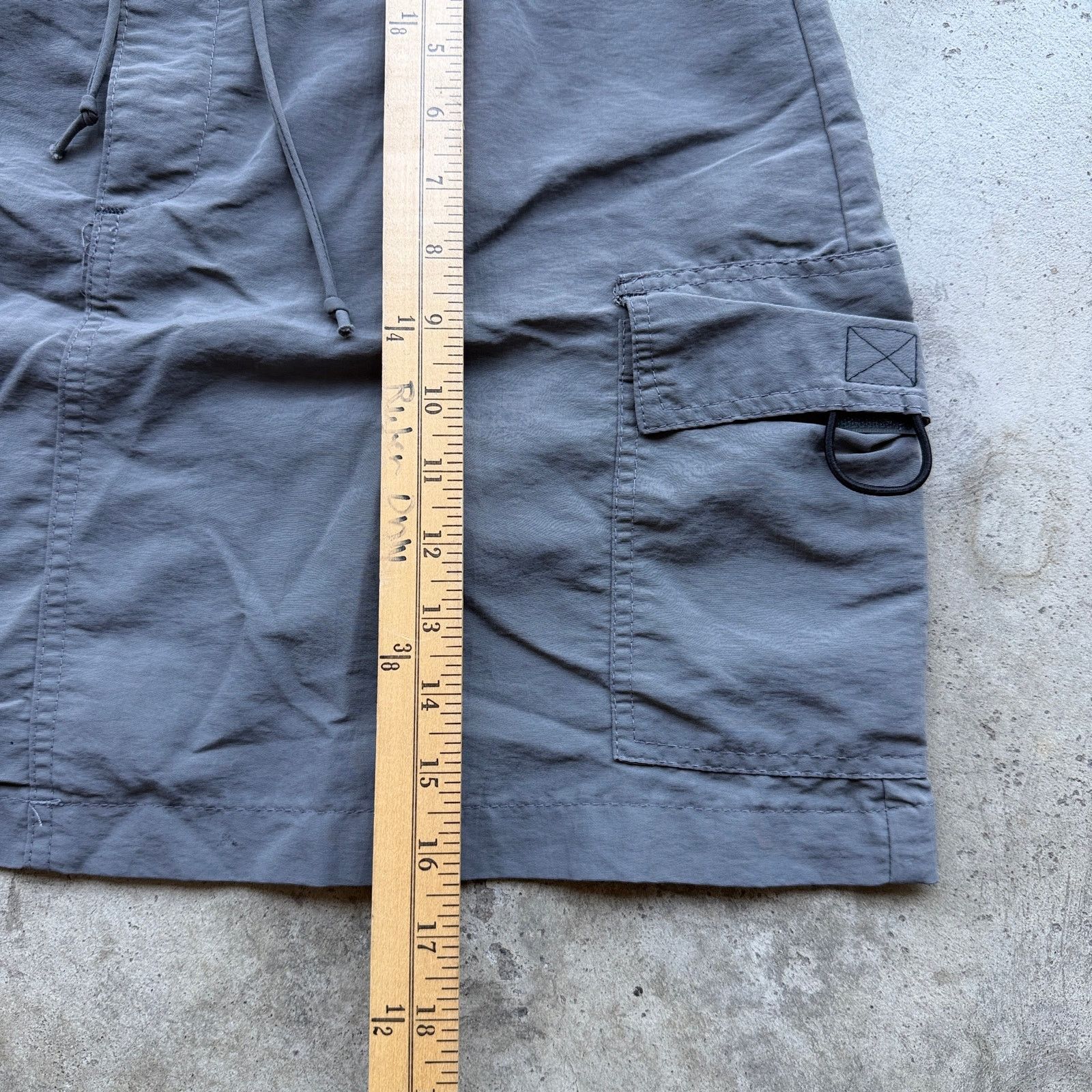 Anchor Blue Vintage 90s Anchor Blue Gray Cargo Utility Mini Skirt 13 Size 34" / US 12 / IT 48 - 7 Thumbnail