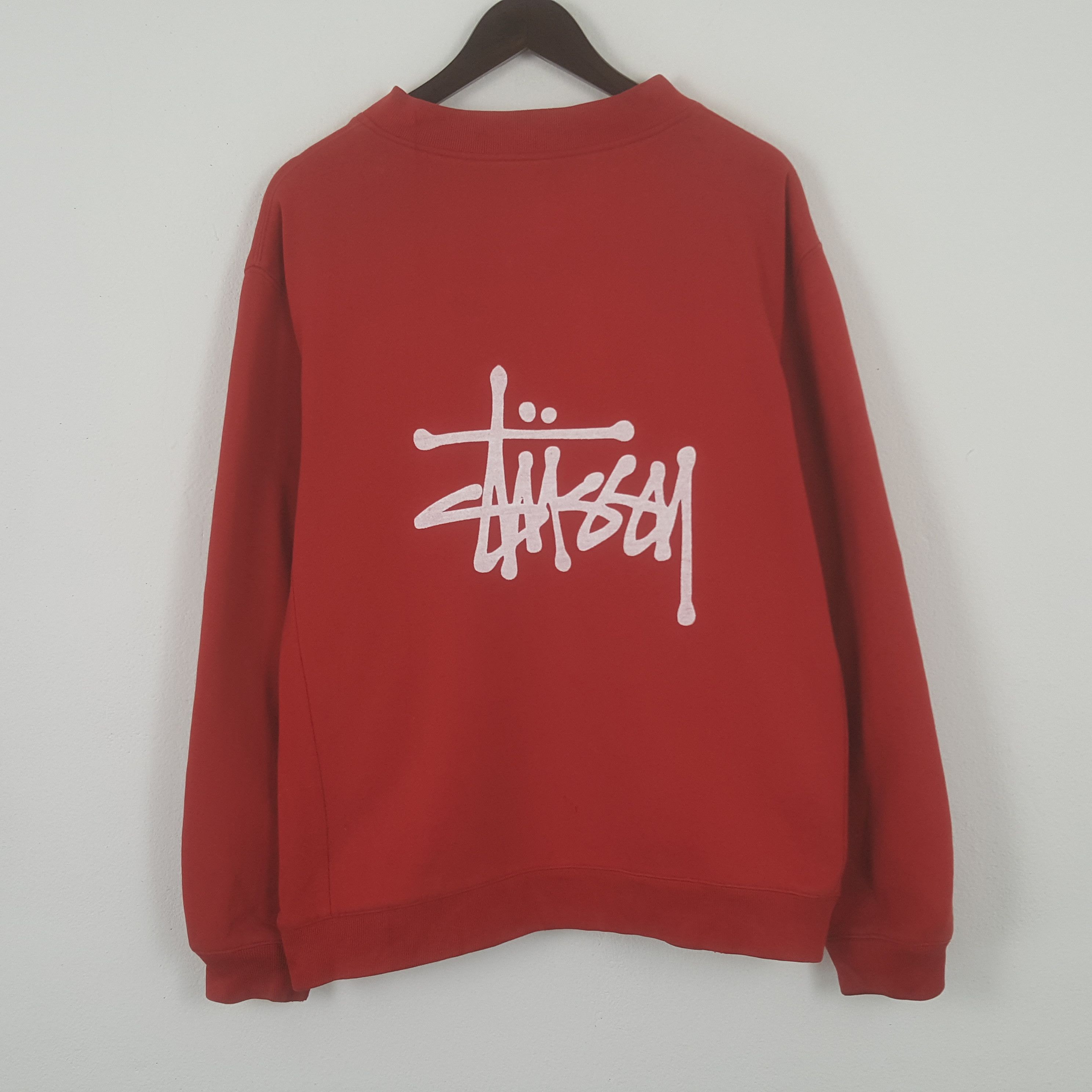Stussy × Vintage Vintage Stussy Custom Art Varsity Jacket Size US L / EU 52-54 / 3 - 1 Thumbnail