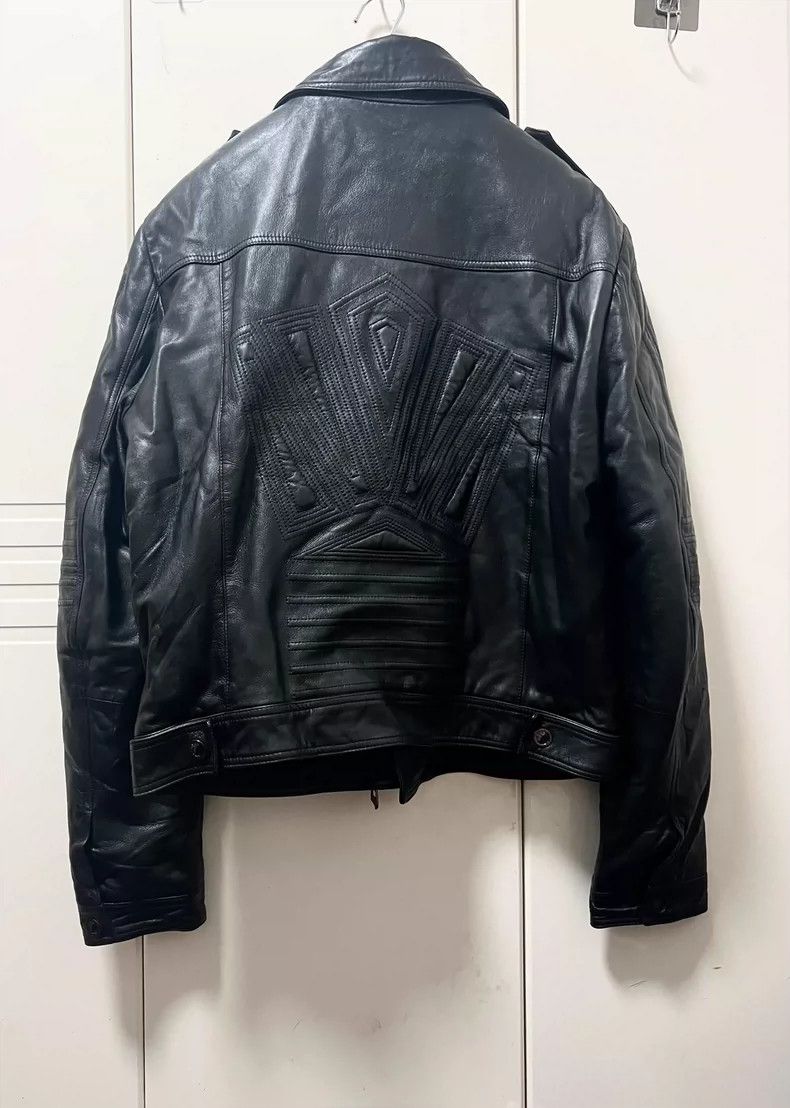 Versace Versace Genuine leather jacket Size US L / EU 52-54 / 3 - 1 Thumbnail