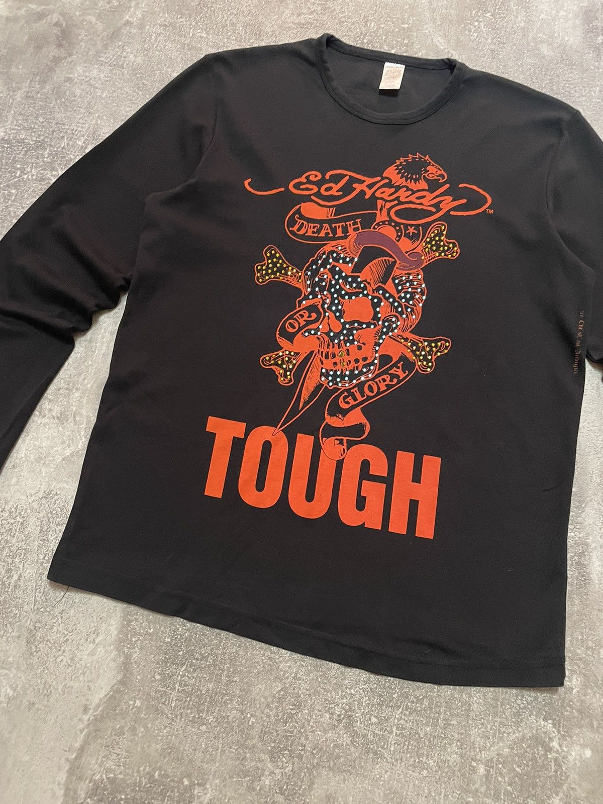 Christian Audigier Vintage Ed Hardy Long Sleeve T-Shirt Size US XL / EU 56 / 4 - 4 Thumbnail