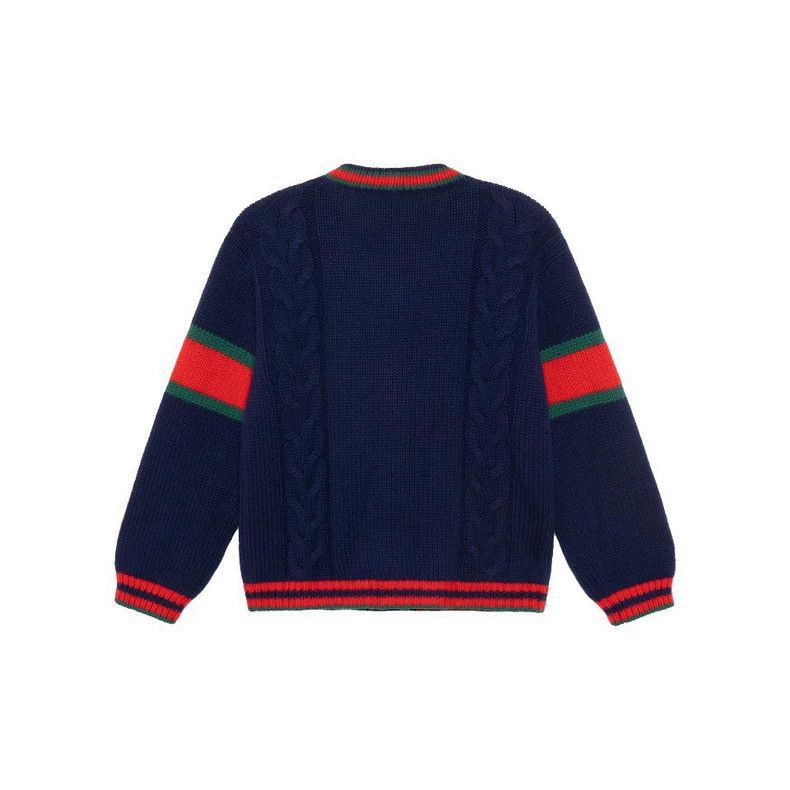 Gucci Gucci Blue, red and green cardigan jacket 2502-Nextarrow Size US XS / EU 42 / 0 - 2 Thumbnail