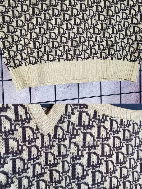 Dior Dior Mid Autumn Coffee Wool Sleeveless Sweater . Size M / US 6-8 / IT 42-44 - 4 Thumbnail