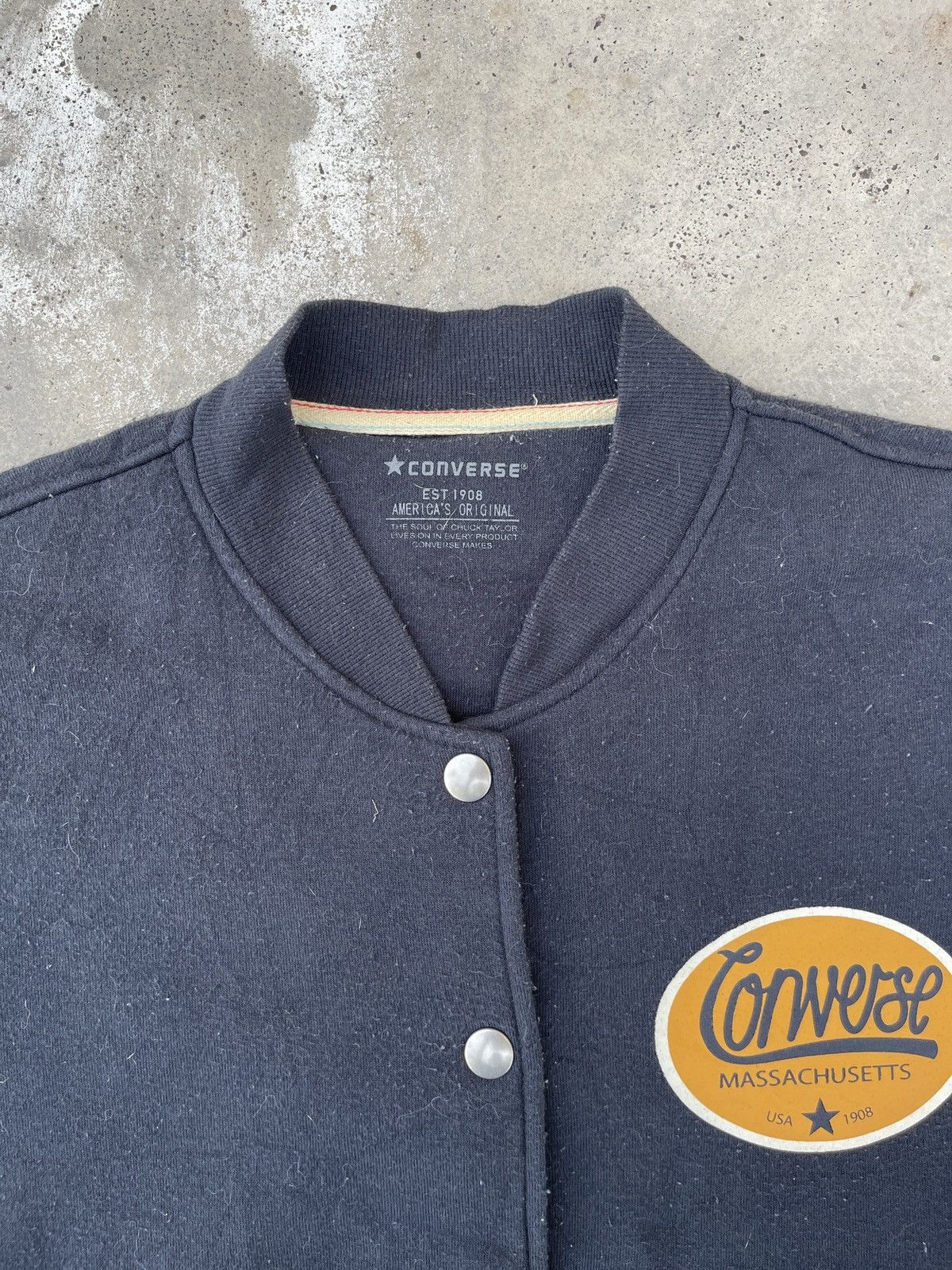 Converse × Japanese Brand × Vintage Vintage Converse Sweatshirt Varsity Size US L / EU 52-54 / 3 - 6 Thumbnail