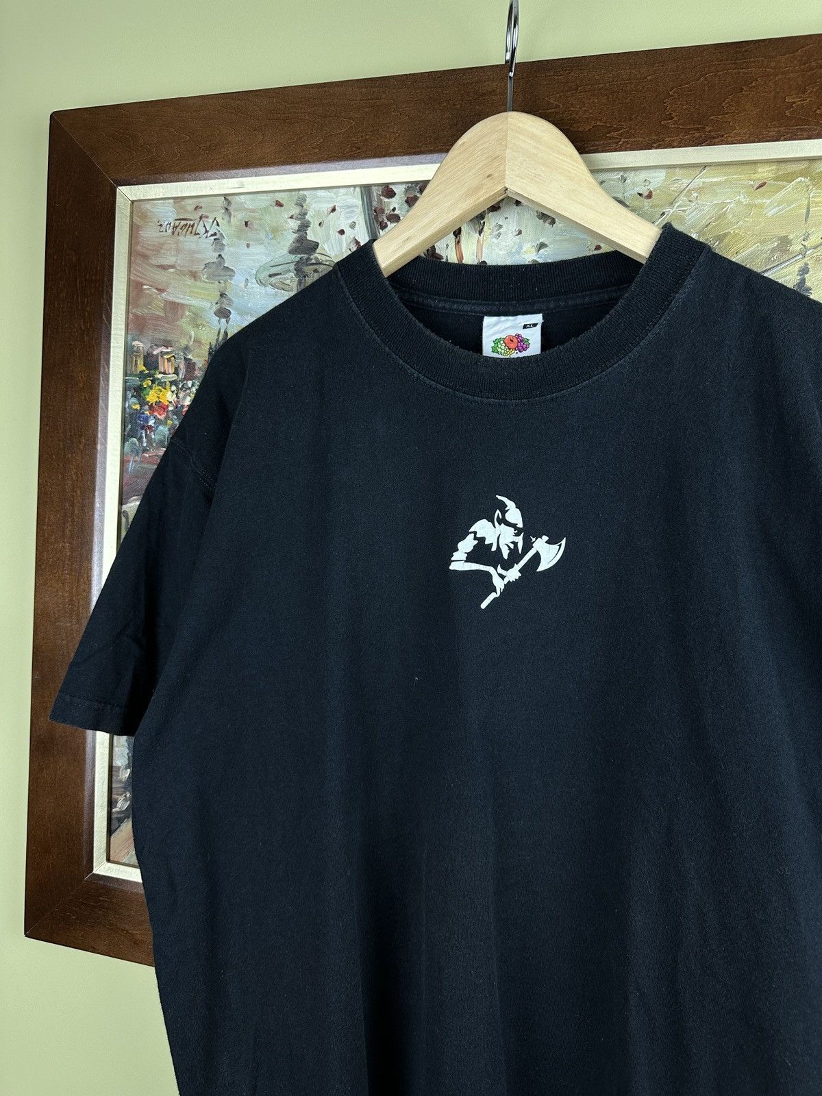 Vintage Vintage 00s vampire minimalistic boxy t-shirt Size US XL / EU 56 / 4 - 2 Thumbnail
