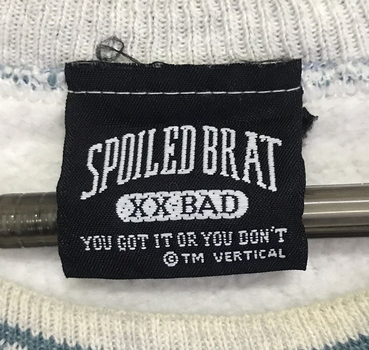 Vintage Vintage Spoiled Brat Spellout Sweatshirt Size US XL / EU 56 / 4 - 8 Thumbnail