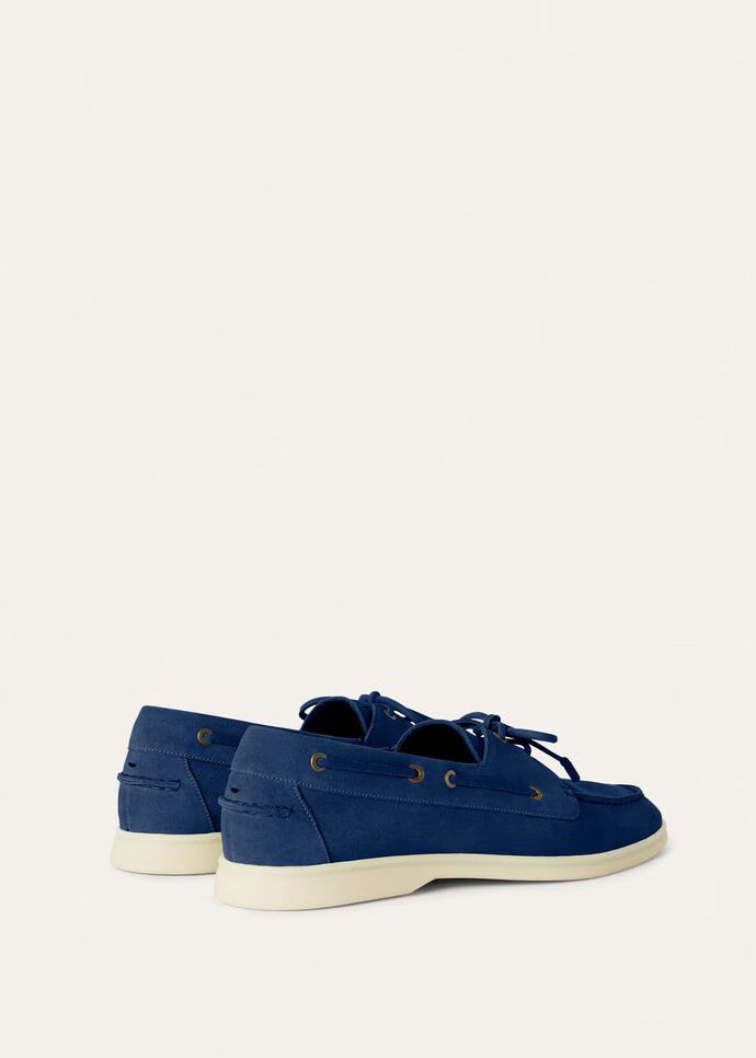 Loro Piana o1srvl11e0825 Sea-Sail Walk Loafers in Navy Blue Size US 8 / EU 41 - 3 Thumbnail