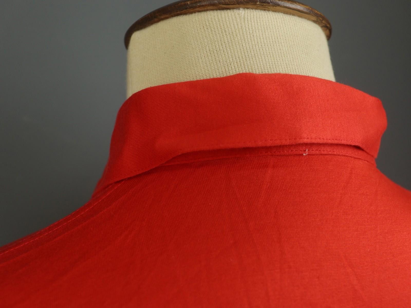 Givenchy Givenchy Red Cotton Collared Popover Polo Shirt Size L Size US L / EU 52-54 / 3 - 12 Thumbnail