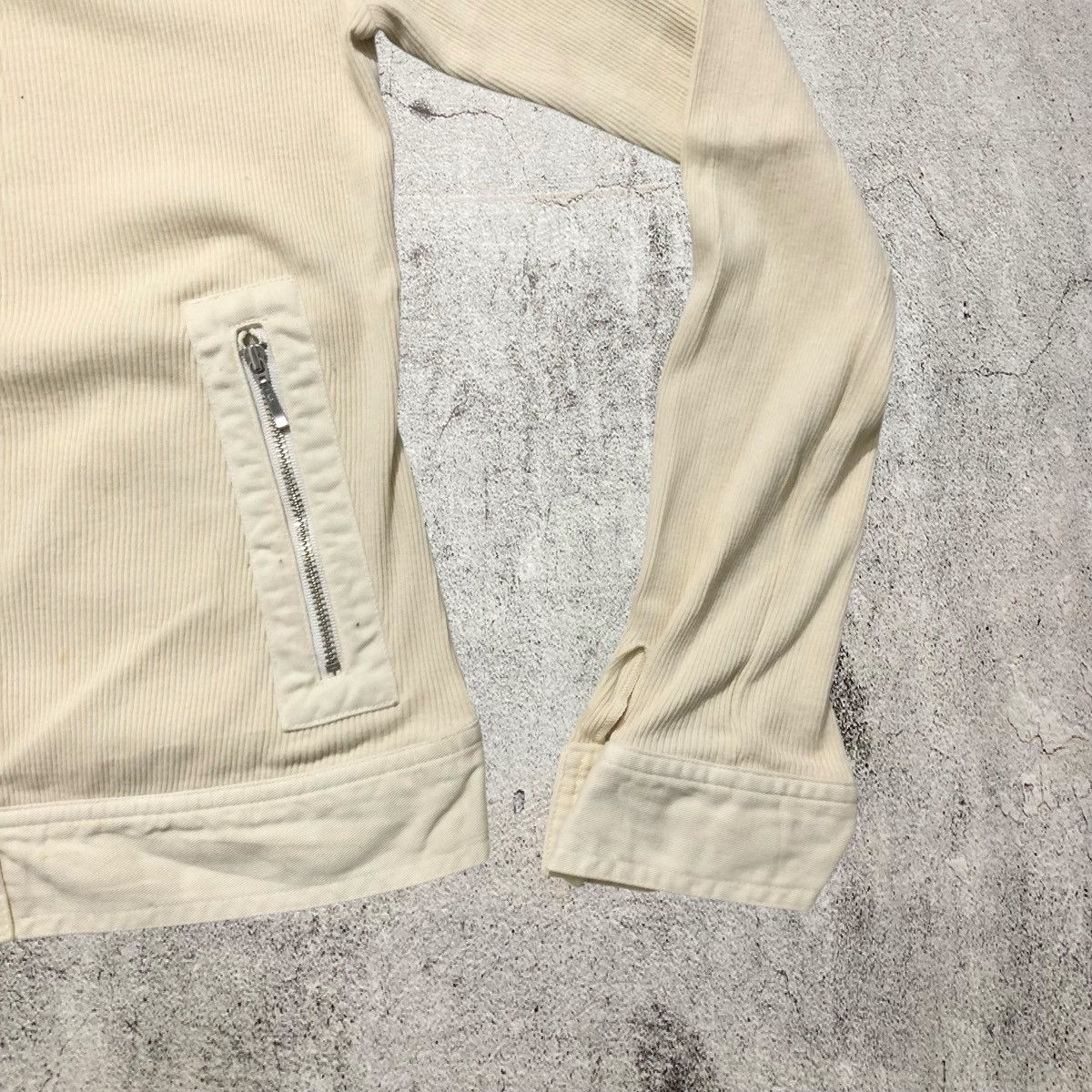Japanese Brand 2000s Kumikyoku Corduroy Jacket Beauty Beast Beige Designer Size US XS / EU 42 / 0 - 4 Thumbnail