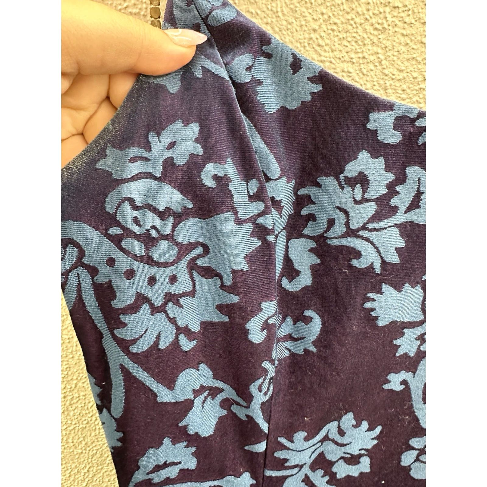 Vintage Bari Jay Womens Dress Maxi Blue Floral Size 6 Spaghetti Straps Vintage Size M / US 6-8 / IT 42-44 - 5 Thumbnail
