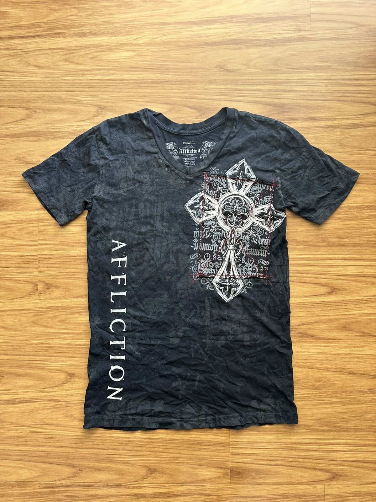 Affliction Crazy Y2K Affliction Wings Cyber Grunge Punk White Tee Size US S / EU 44-46 / 1 - 3 Thumbnail