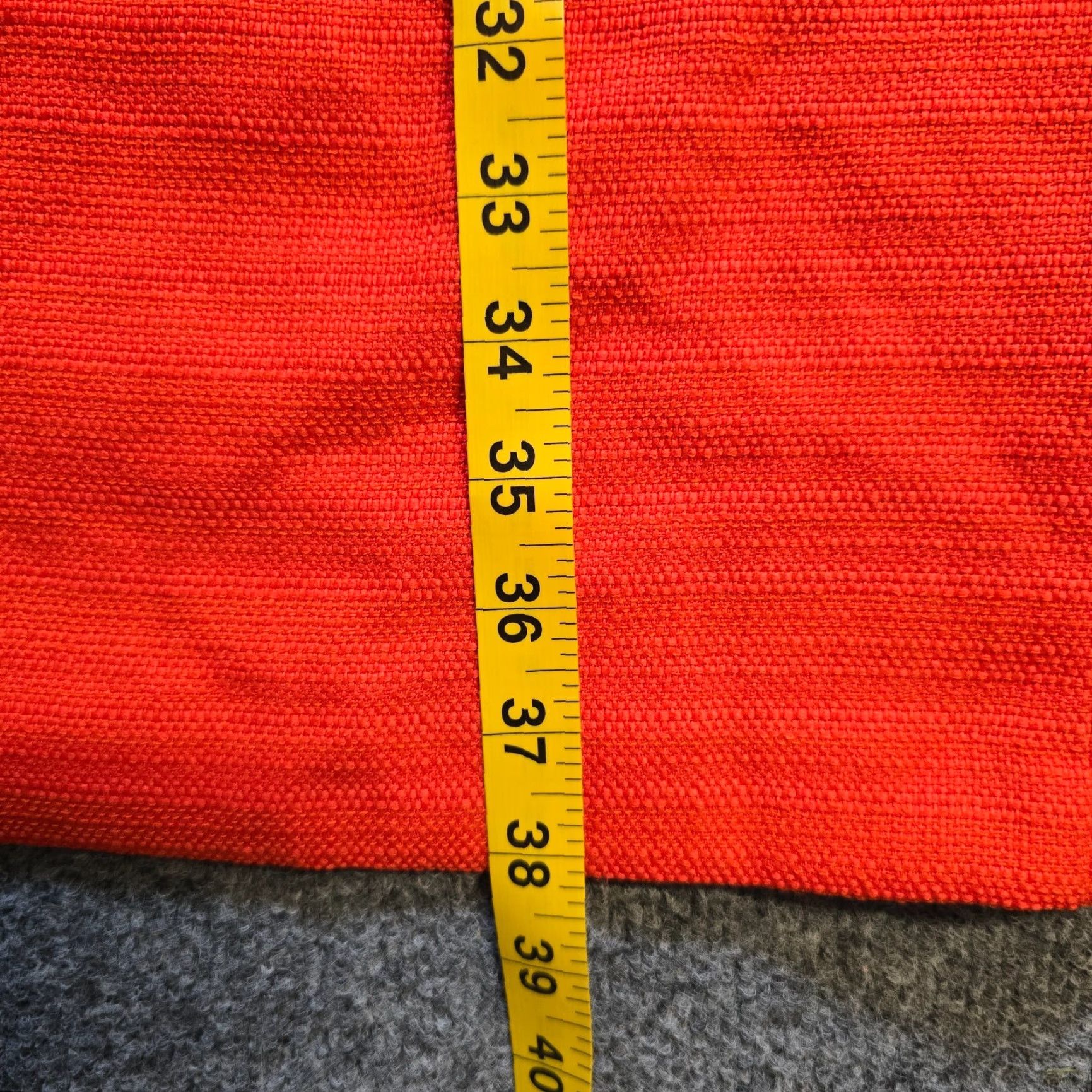 Tommy Hilfiger Tommy Hilfiger Dress Womens 14 Orange Tweed Fitted Short Sleeve Pockets Classic Sheath Knee Length Casual Size 36" / US 14 / IT 50 - 7 Thumbnail