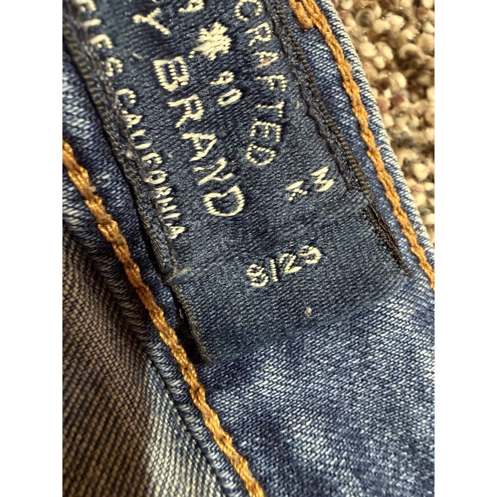 Lucky Brand Lucky Brand Lolita Skinny Jeans Women Size 8 Blue Denim Stretch 5-Pocket Inseam 31"} Size 30" / US 8 / IT 44 - 6 Thumbnail