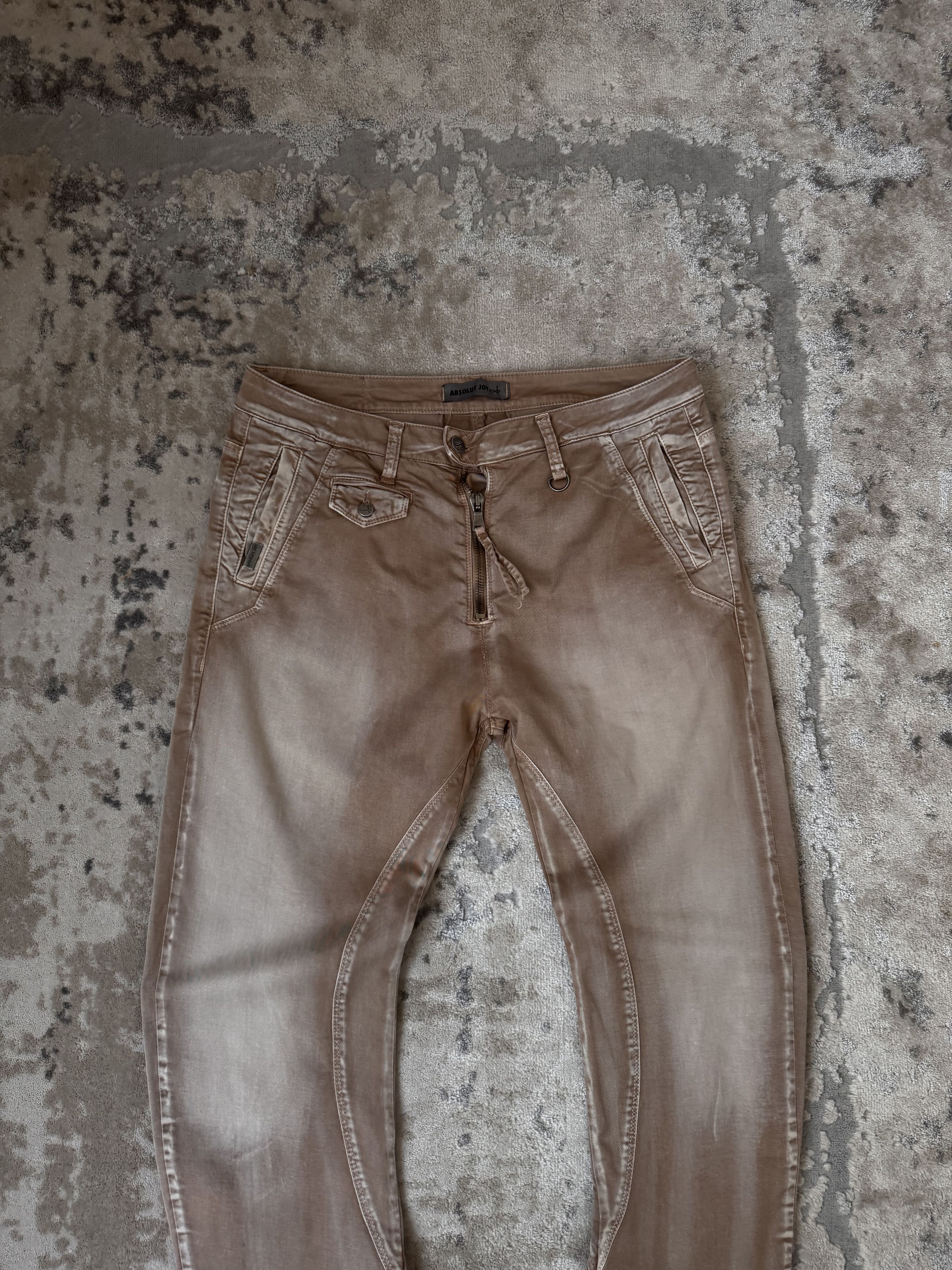 Absolut Joy Vintage Absolut Joy Rare Brown Luxury Italian Denim Jeans Size US 34 / EU 50 - 2 Thumbnail