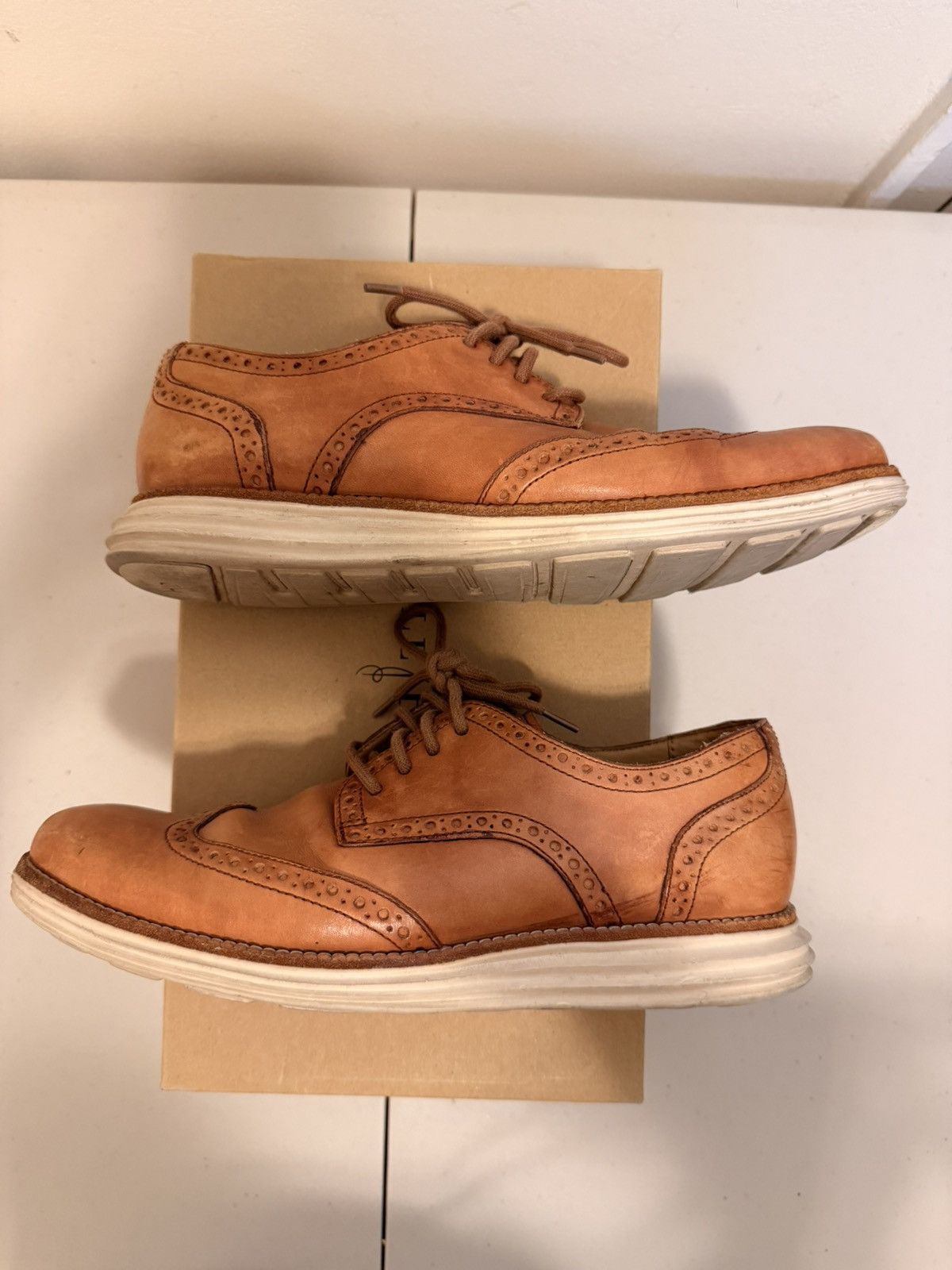Cole Haan Cole Haan Lunargrand Wing Tip Woodbury size 7.5 Men Size US 7.5 / EU 40-41 - 1 Thumbnail