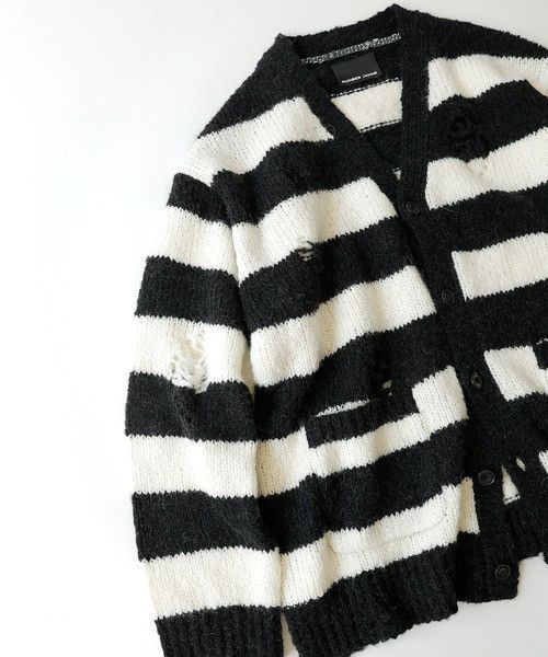 Number (N)ine Number nine ALPACA KNIT CARDIGAN crush Size US L / EU 52-54 / 3 - 2 Thumbnail