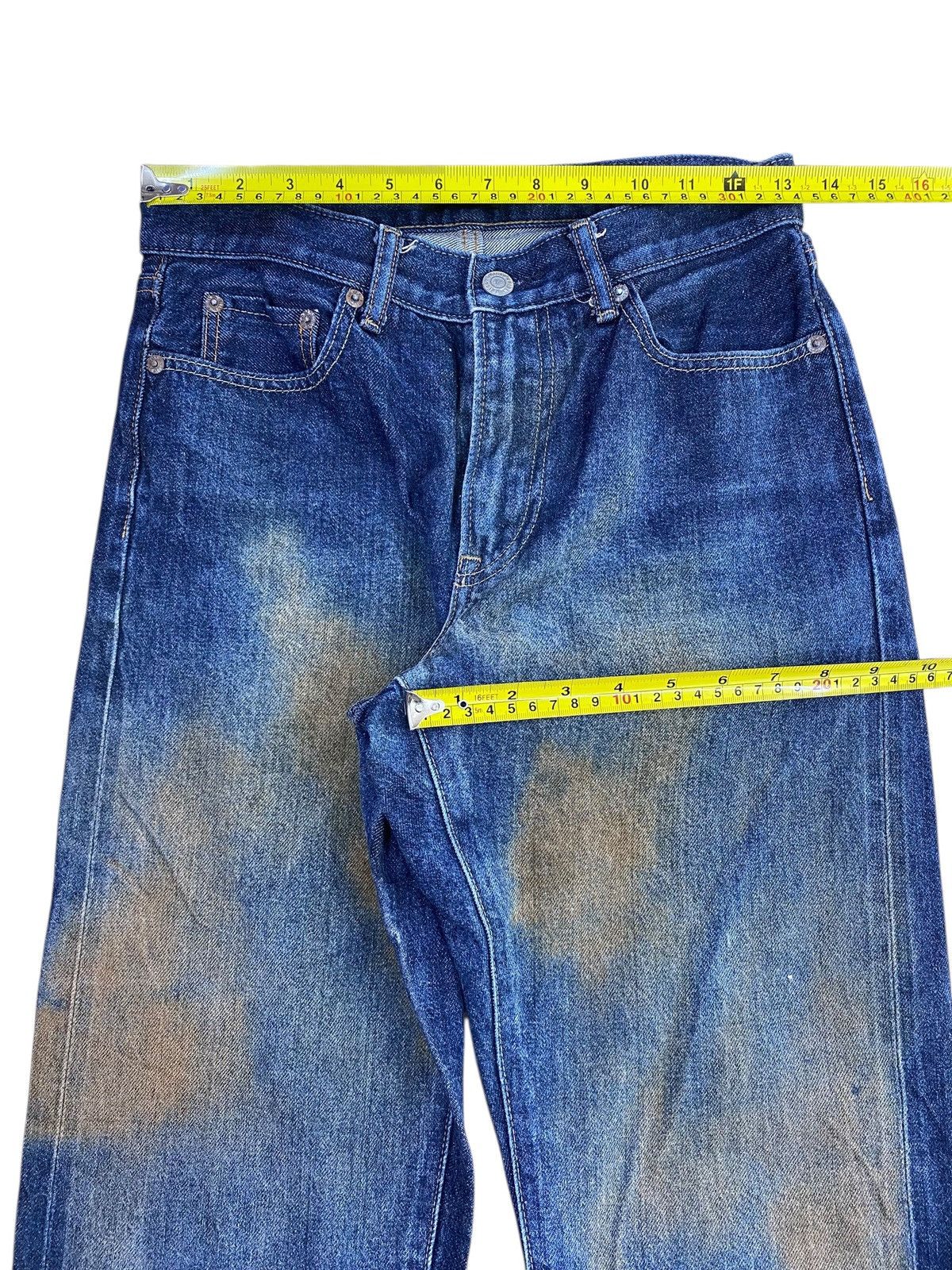 Uniqlo Uniqlo X Selvedge Rusty Faded Wash Style Loose Jeans Size US 26 / EU 42 - 5 Thumbnail