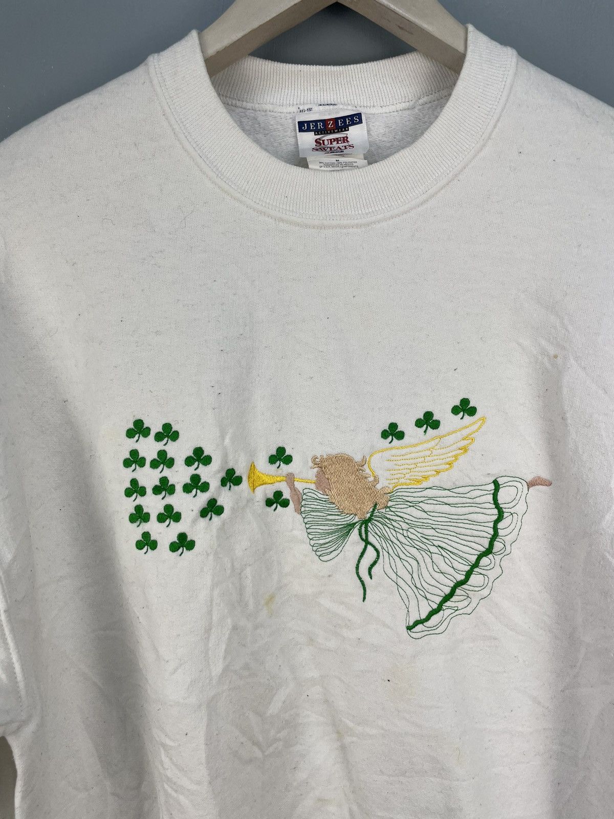Vintage Vintage 90s Jerzees sweatshirt Size US M / EU 48-50 / 2 - 3 Thumbnail