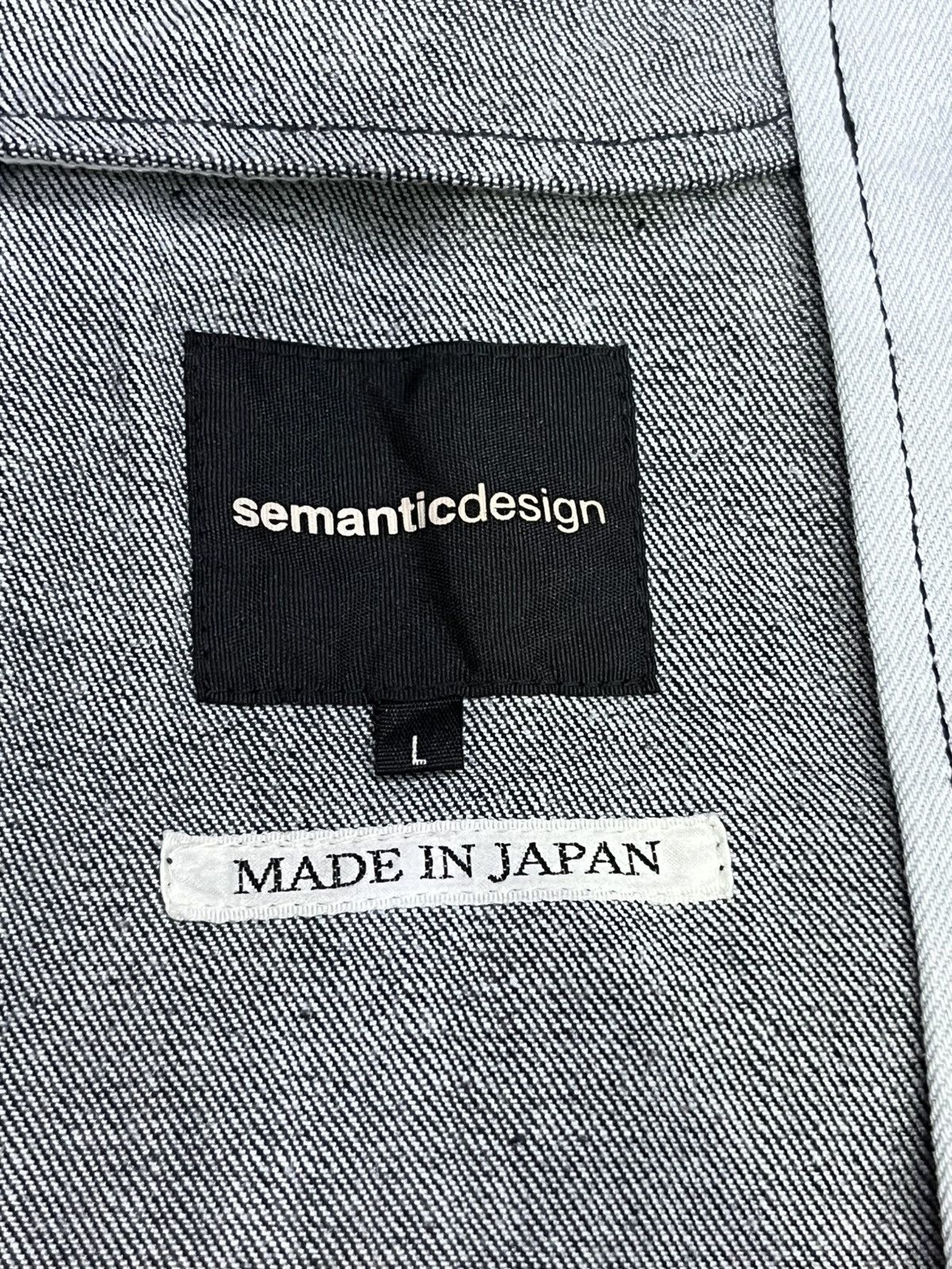 semanticdesign FYE🔥SEMANTIC DESIGN Designer Grunge Patchwork Denim Jacket Size US M / EU 48-50 / 2 - 8 Thumbnail