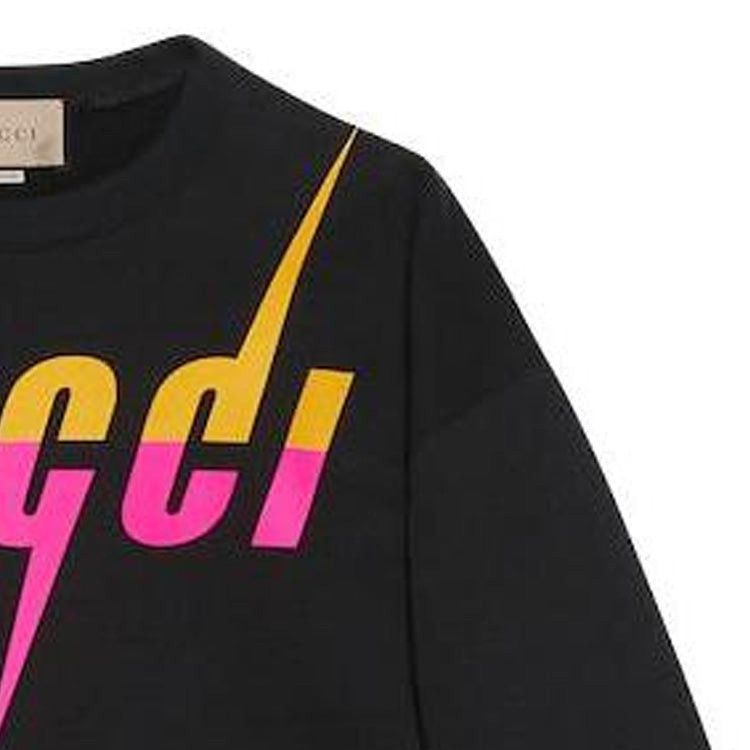 Gucci o1s1wg111025 Cotton Jersey Printed Sweatshirt in Black Size US XL / EU 56 / 4 - 6 Thumbnail