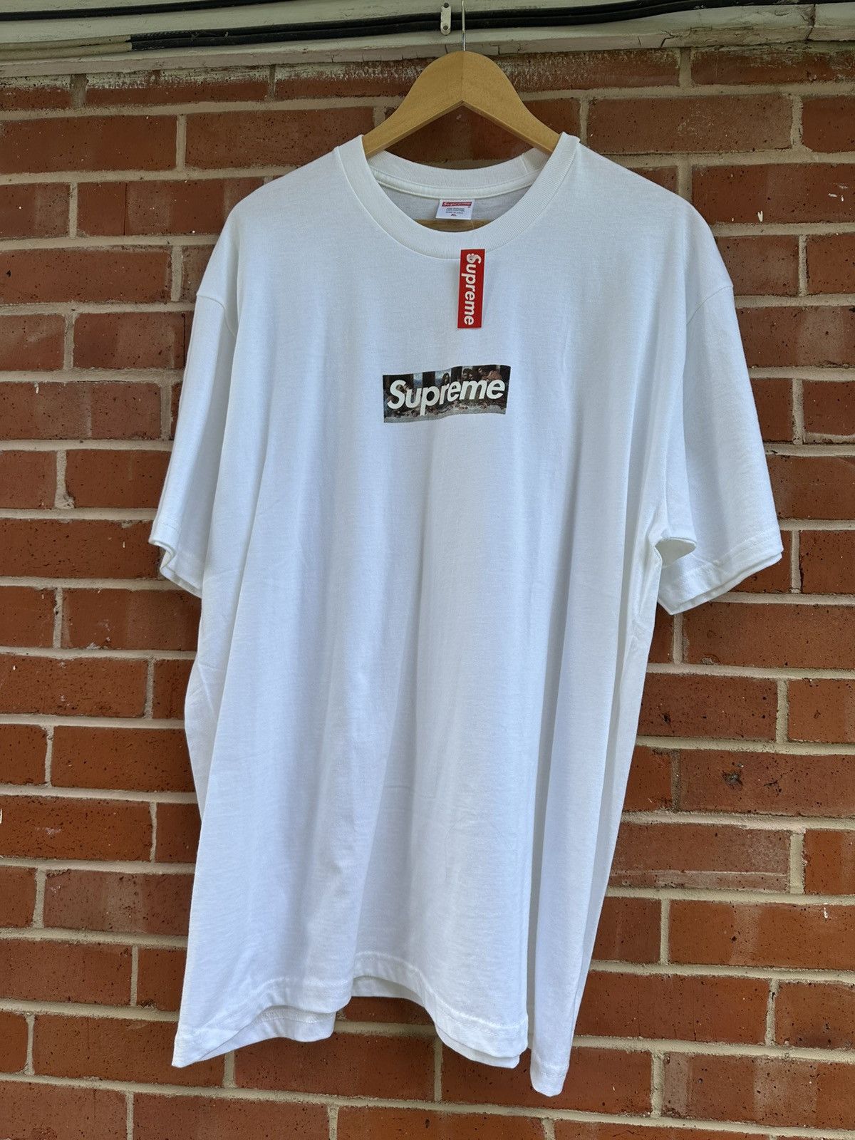 Supreme Milan Box Logo Tee White Lサイズ Supreme Milan Box Logo Tee – supergl0rious