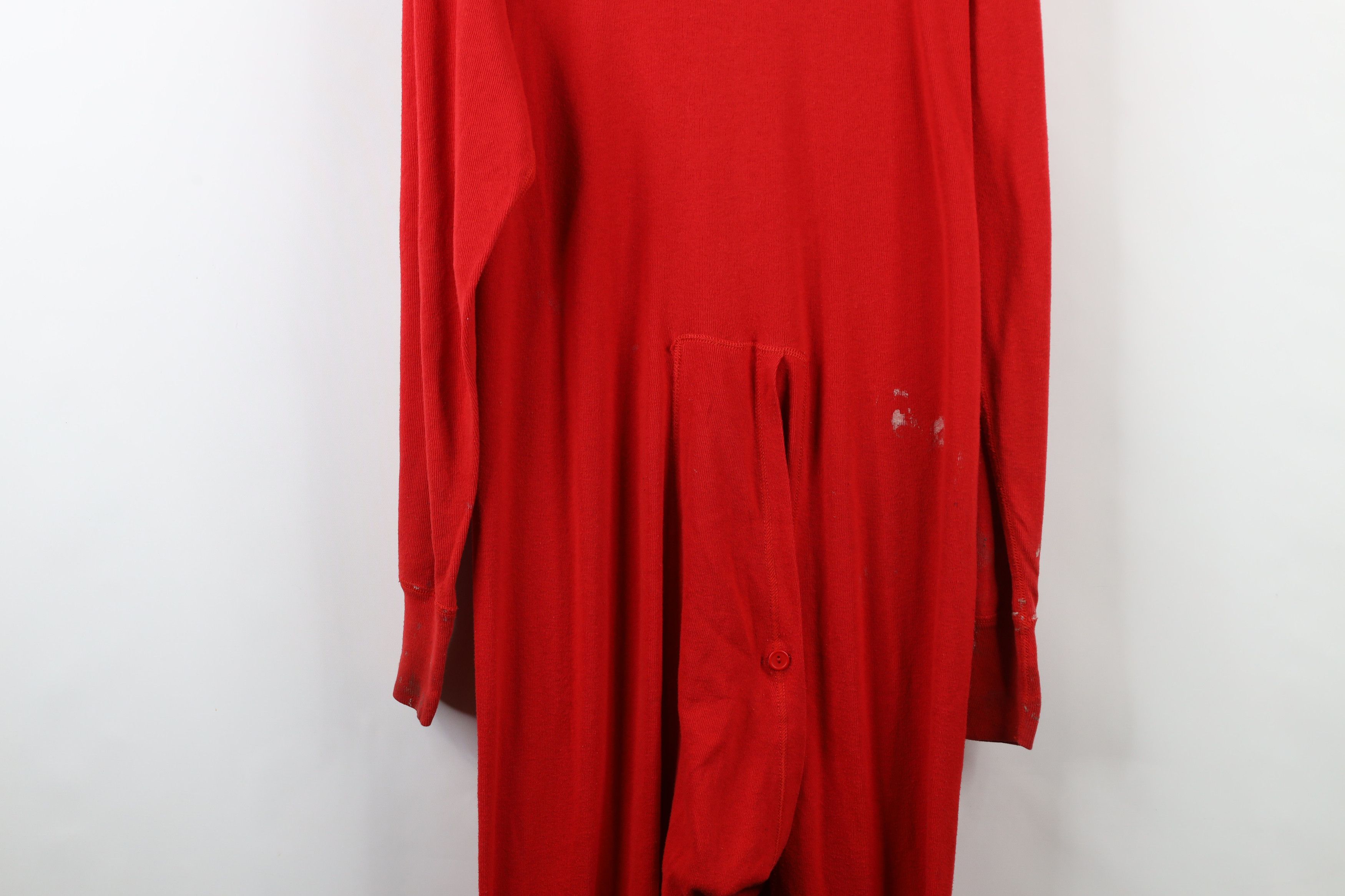 Vintage Vintage 90s Streetwear Distressed Ribbed Knit Union Suit Size US L / EU 52-54 / 3 - 20 Thumbnail