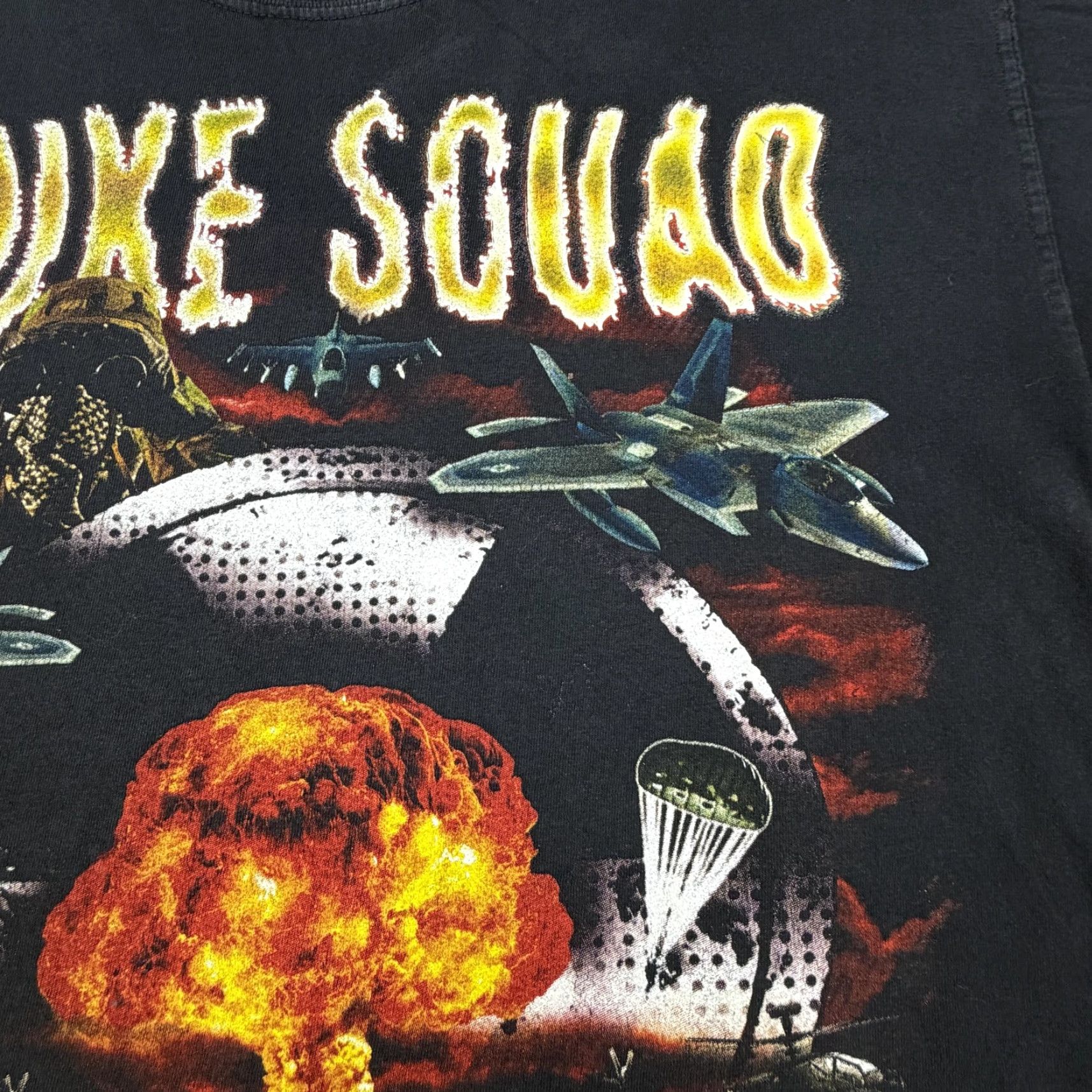 Vintage Nuke Squad Shirt Mens Large Black Turn Me Up Never Down Volume 2 Tee Graphic USA Size US L / EU 52-54 / 3 - 6 Thumbnail