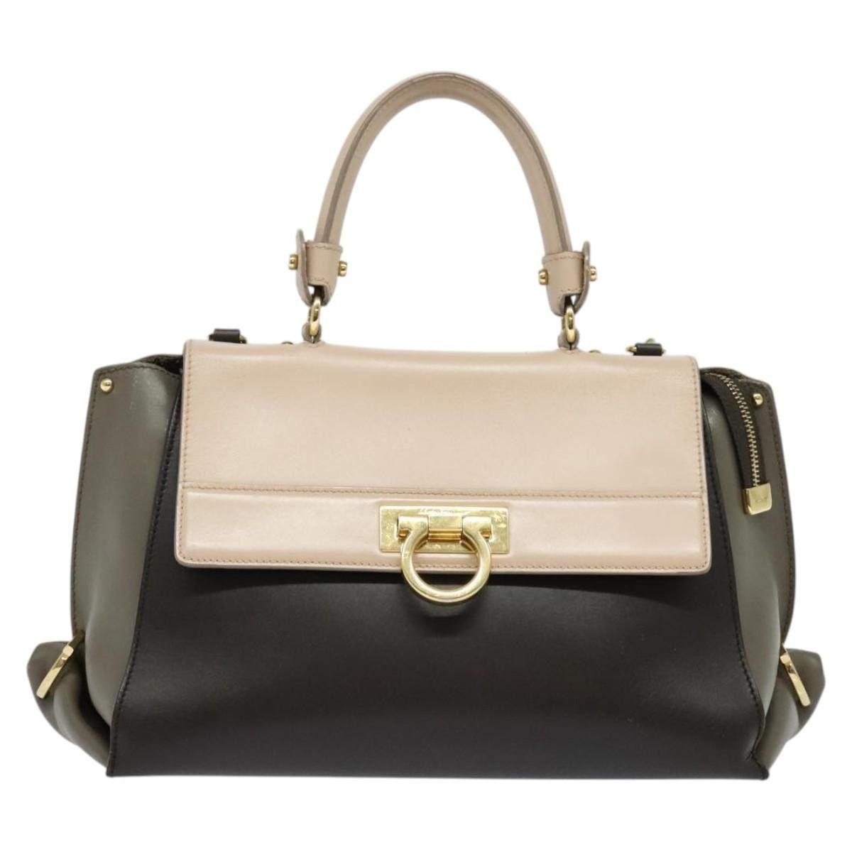 Salvatore Ferragamo Salvatore Ferragamo Sofia Satchel Leather Size ONE SIZE - 1 Thumbnail