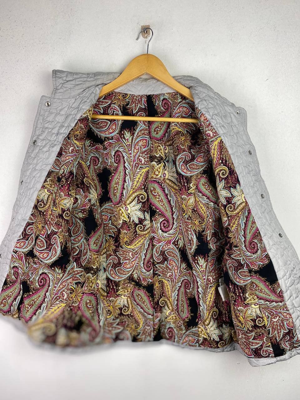 Japanese Brand japanese brands quilted jacket paisley design lining Size M / US 6-8 / IT 42-44 - 5 Thumbnail