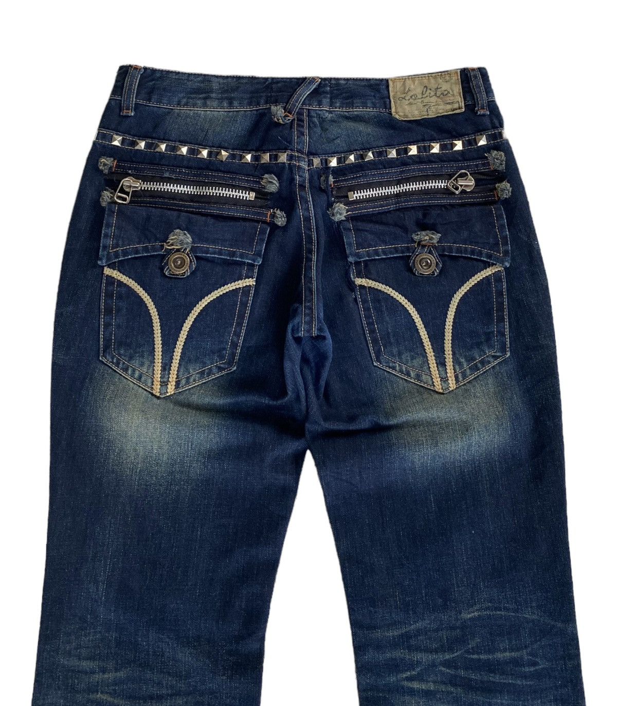 Hysteric Glamour 💥FLARED💥LOLITA JEANS BOOTCUT DISTRESSED DENIM FLARE JEANS Size US 32 / EU 48 - 7 Thumbnail