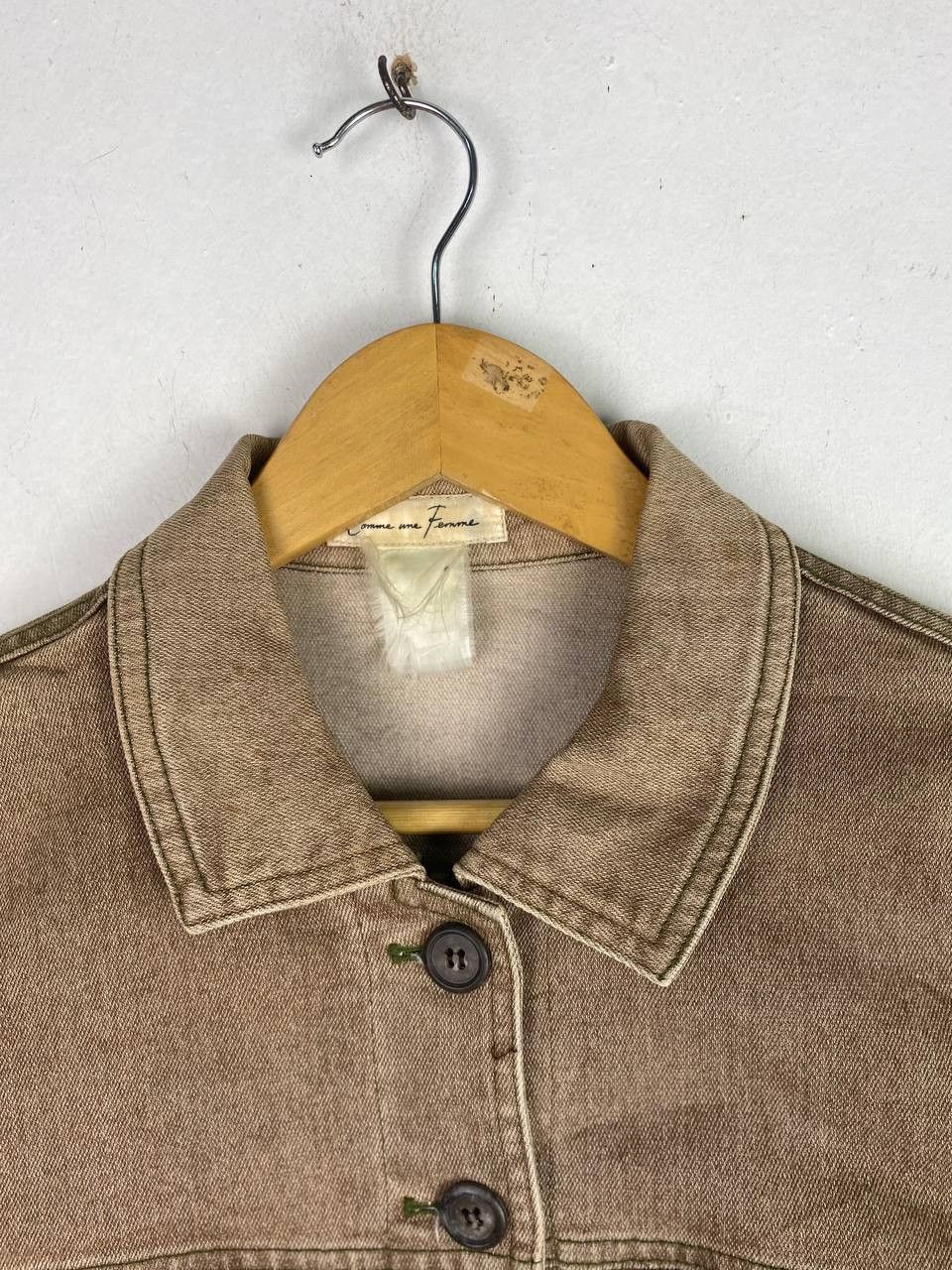 Japanese Brand comme une femme stretch denim jacket nice design Size S / US 4 / IT 40 - 3 Thumbnail