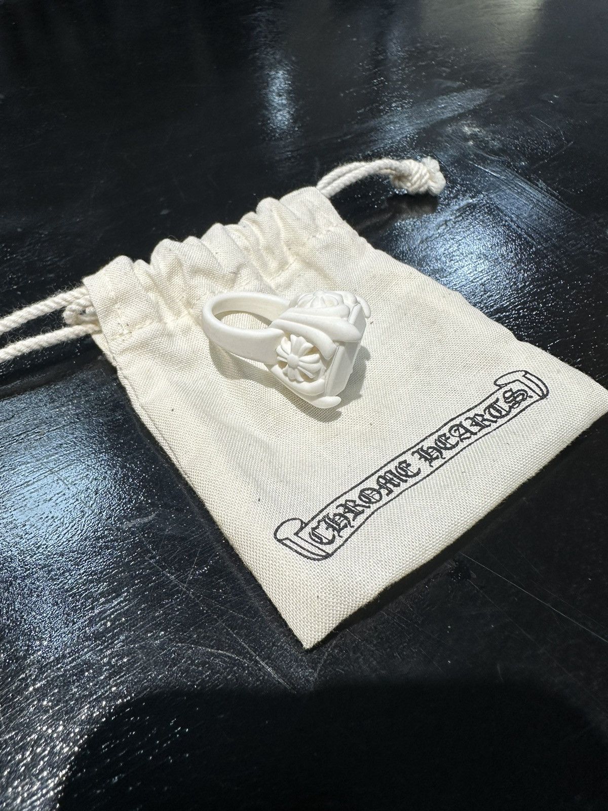Chrome Hearts Chrome Hearts Silicone Cocktail Ring Size ONE SIZE - 4 Thumbnail