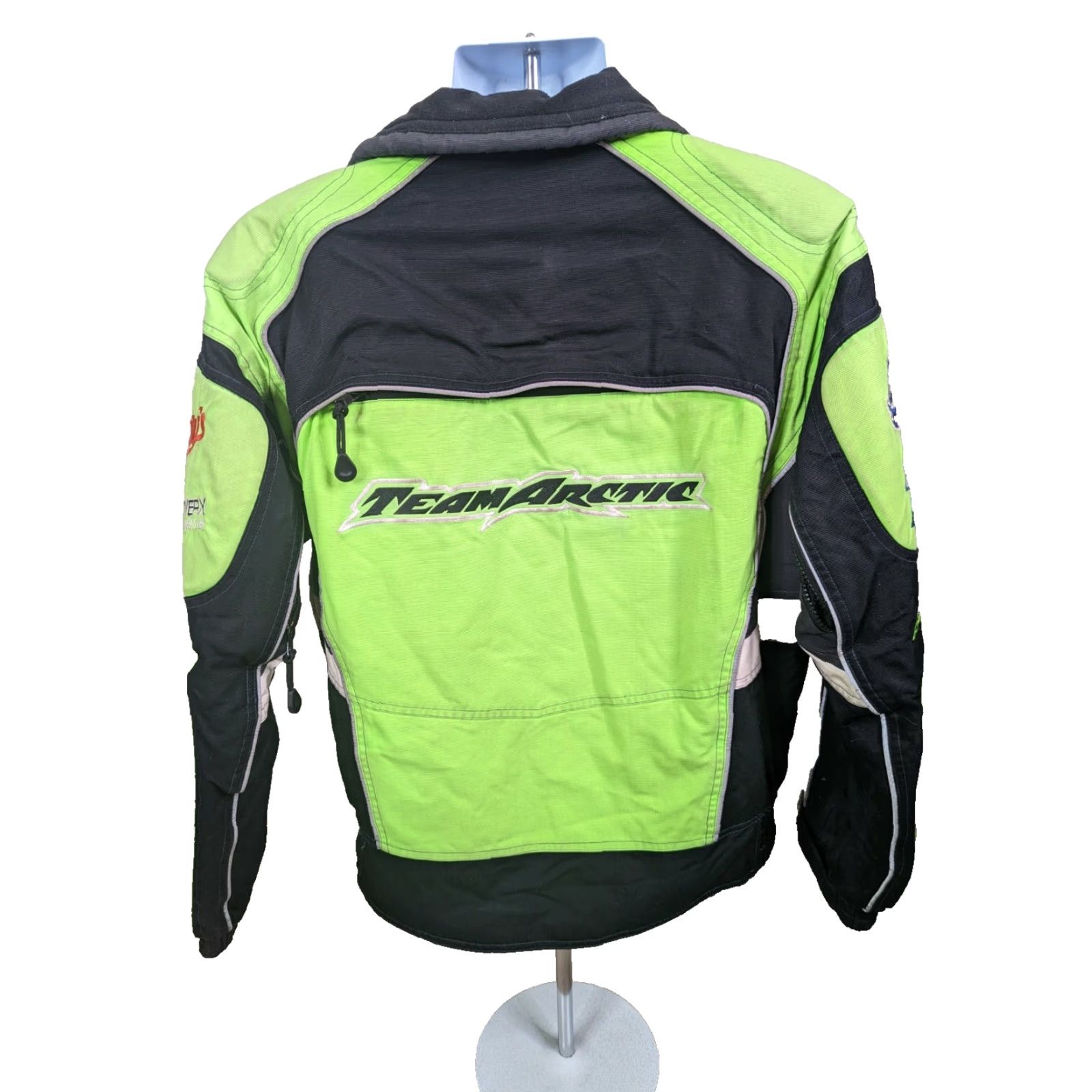 Vintage VINTAGE Arctic Cat Jacket Unisex Adults Racing Team Cat Snowmobile Distressed Size M Green Black Size US M / EU 48-50 / 2 - 3 Thumbnail
