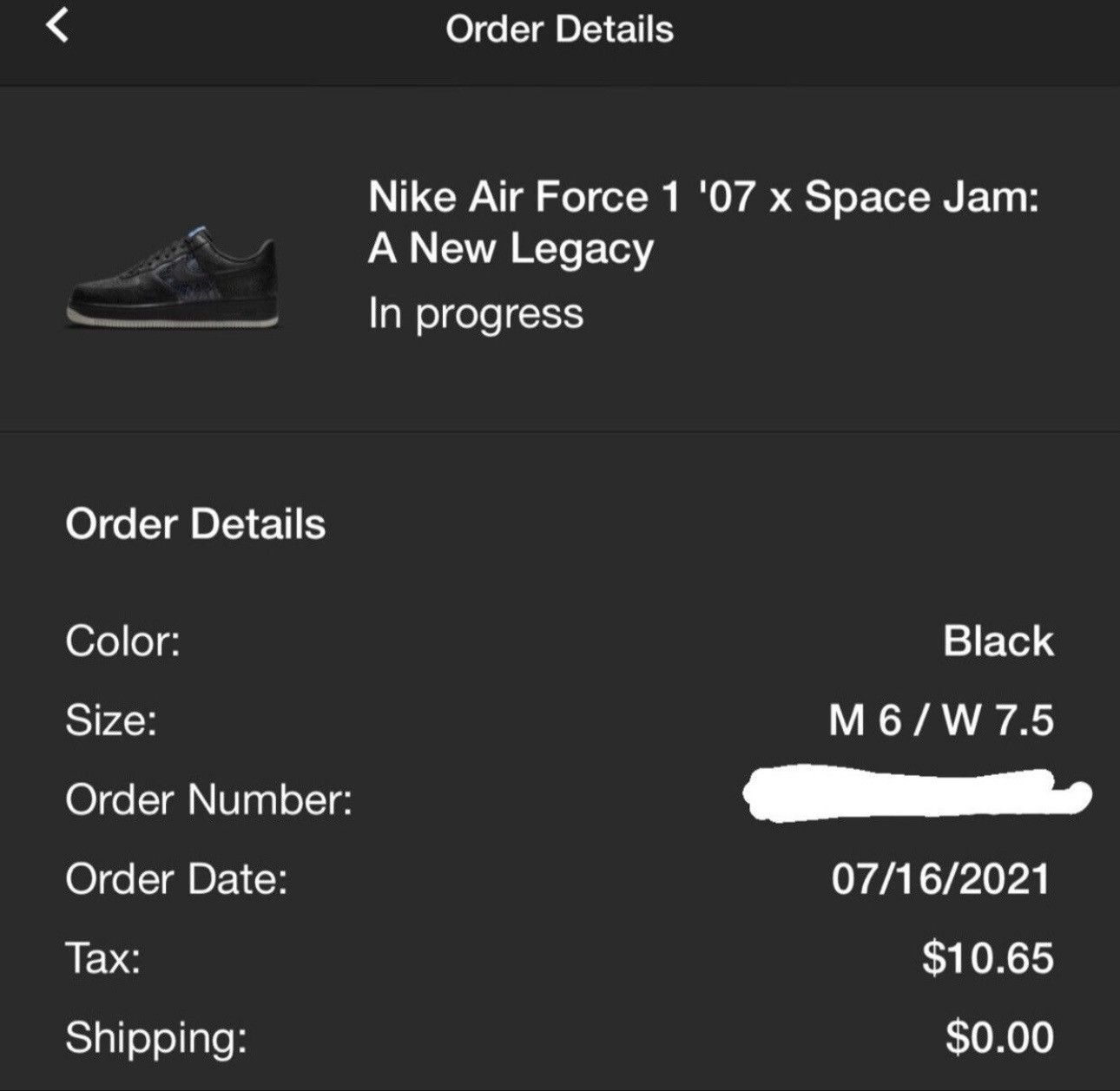 Nike Nike Air Force One Lebron James Space Jam A New Legacy Size US 6 / EU 39 - 9 Thumbnail