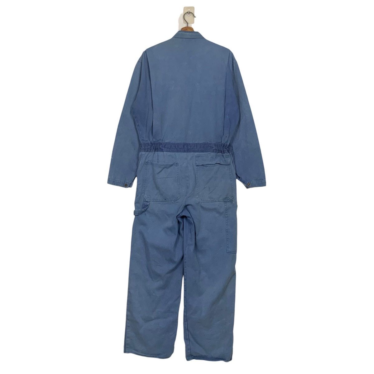 Vintage 90s WENAAS Faded Blue Workwear Carpenter Coverall #2816-C127 Size US 34 / EU 50 - 12 Thumbnail