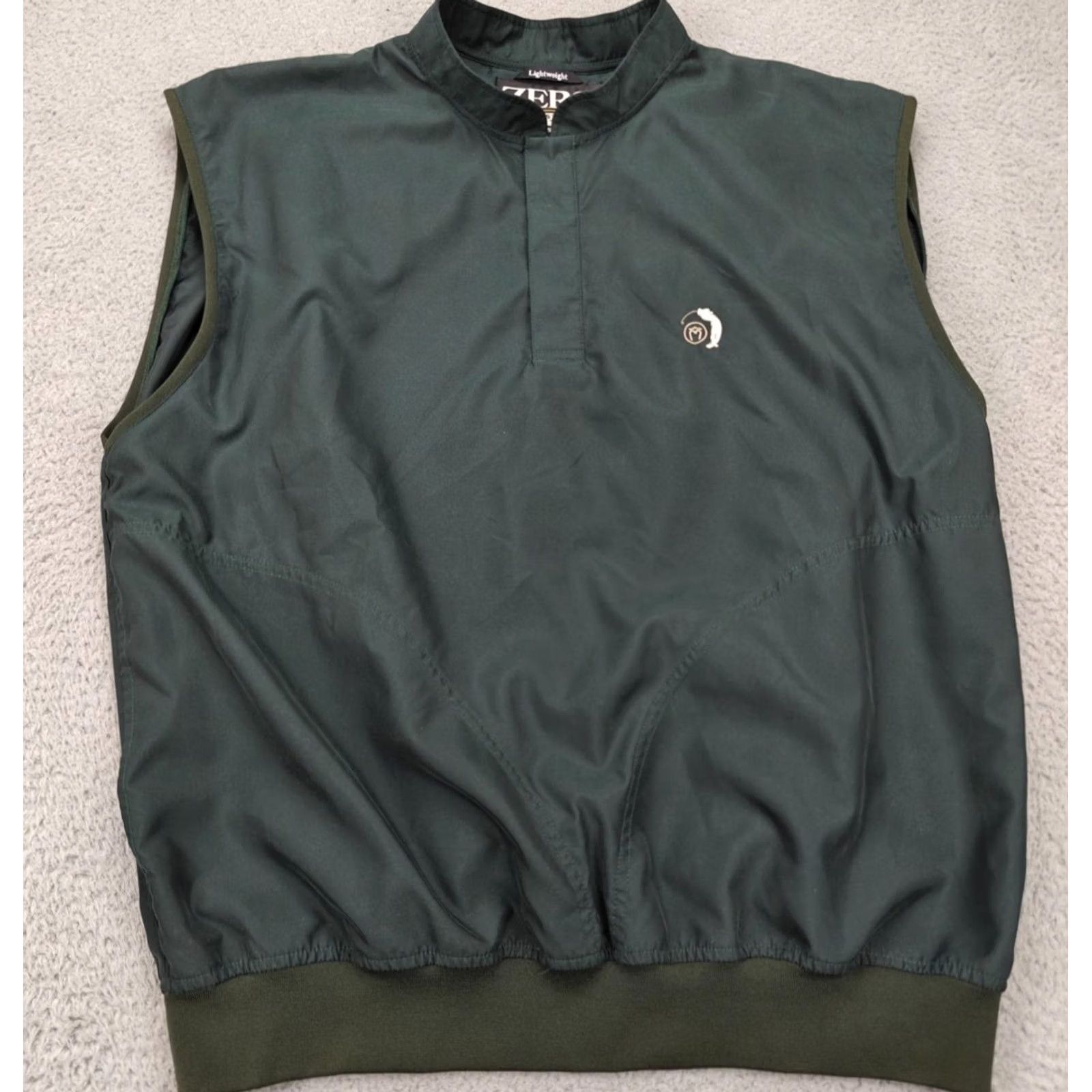 Vintage Zero Restriction Vest Mens Large Green Golf Lightweight Windbreaker ZR USA Size US L / EU 52-54 / 3 - 2 Thumbnail