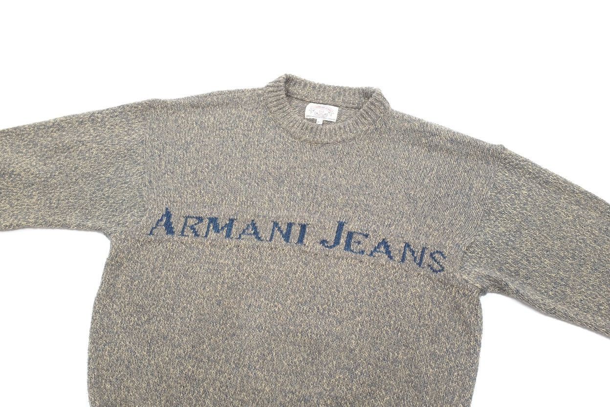 Armani Armani Vintage Wool Linen Sweater Size US XL / EU 56 / 4 - 2 Thumbnail