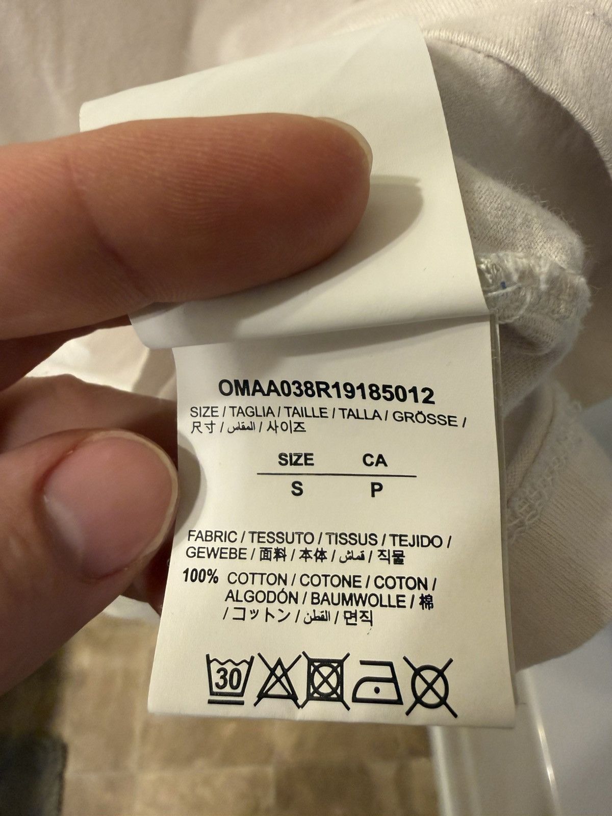 Off-White Painting arrows white tee Size US S / EU 44-46 / 1 - 8 Thumbnail