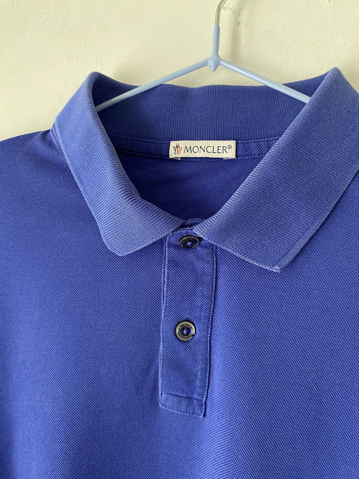 Moncler Moncler Rare Luxury Blue PoloT-shirt Size US S / EU 44-46 / 1 - 8 Thumbnail