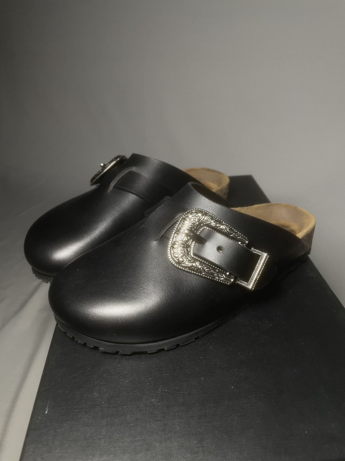 Saint Laurent Paris Saint Laurent Leather Jimmy Clog Size US 5 / IT 35 - 1 Thumbnail