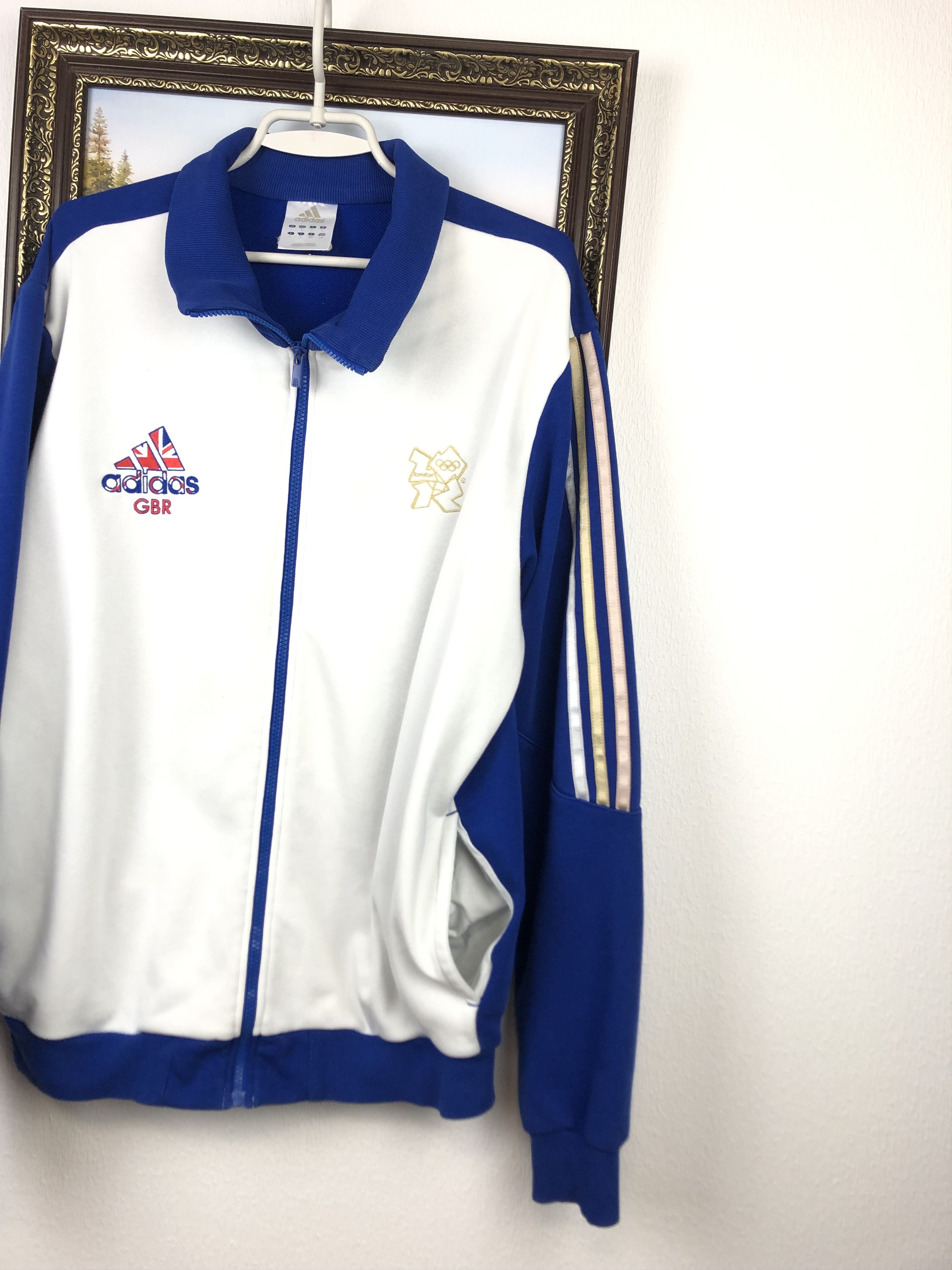 Adidas Adidas Olimpics London 2012 Great Britain Jacket Windbreaker Size US L / EU 52-54 / 3 - 4 Thumbnail
