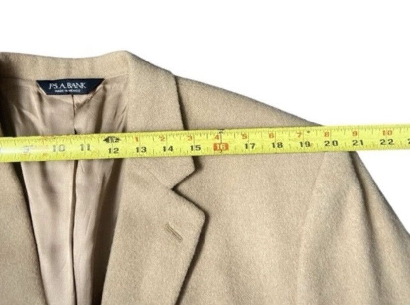 Jos. A. Bank Jos. A. Bank Blazer Men’s 46R Gordon Tan 100% Camel Hair Size 46R - 6 Thumbnail