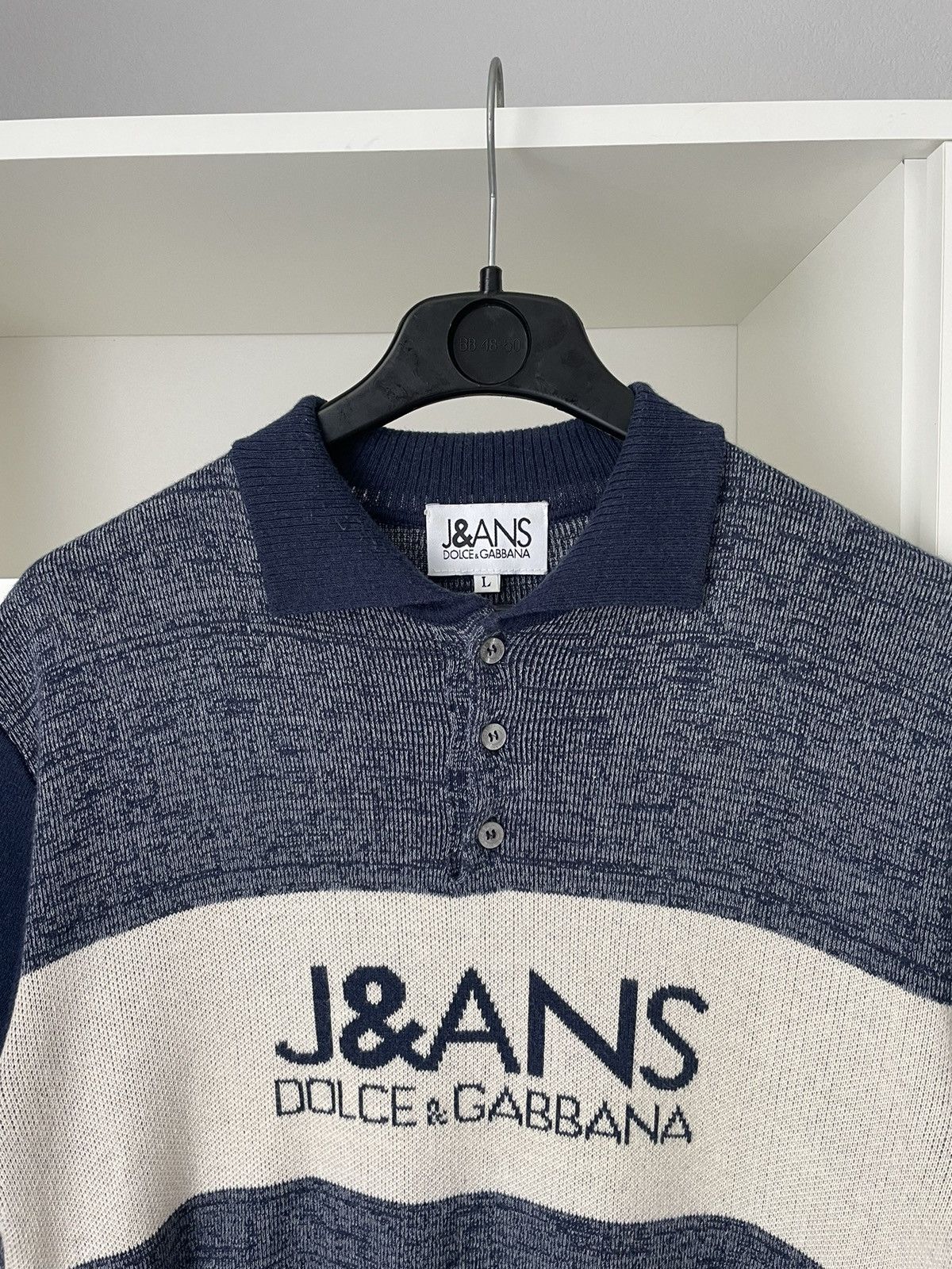 Dolce & Gabbana × Vintage Vintage Dolce & Gabbana Jeans Polos T Shirt Size L / US 10 / IT 46 - 4 Thumbnail